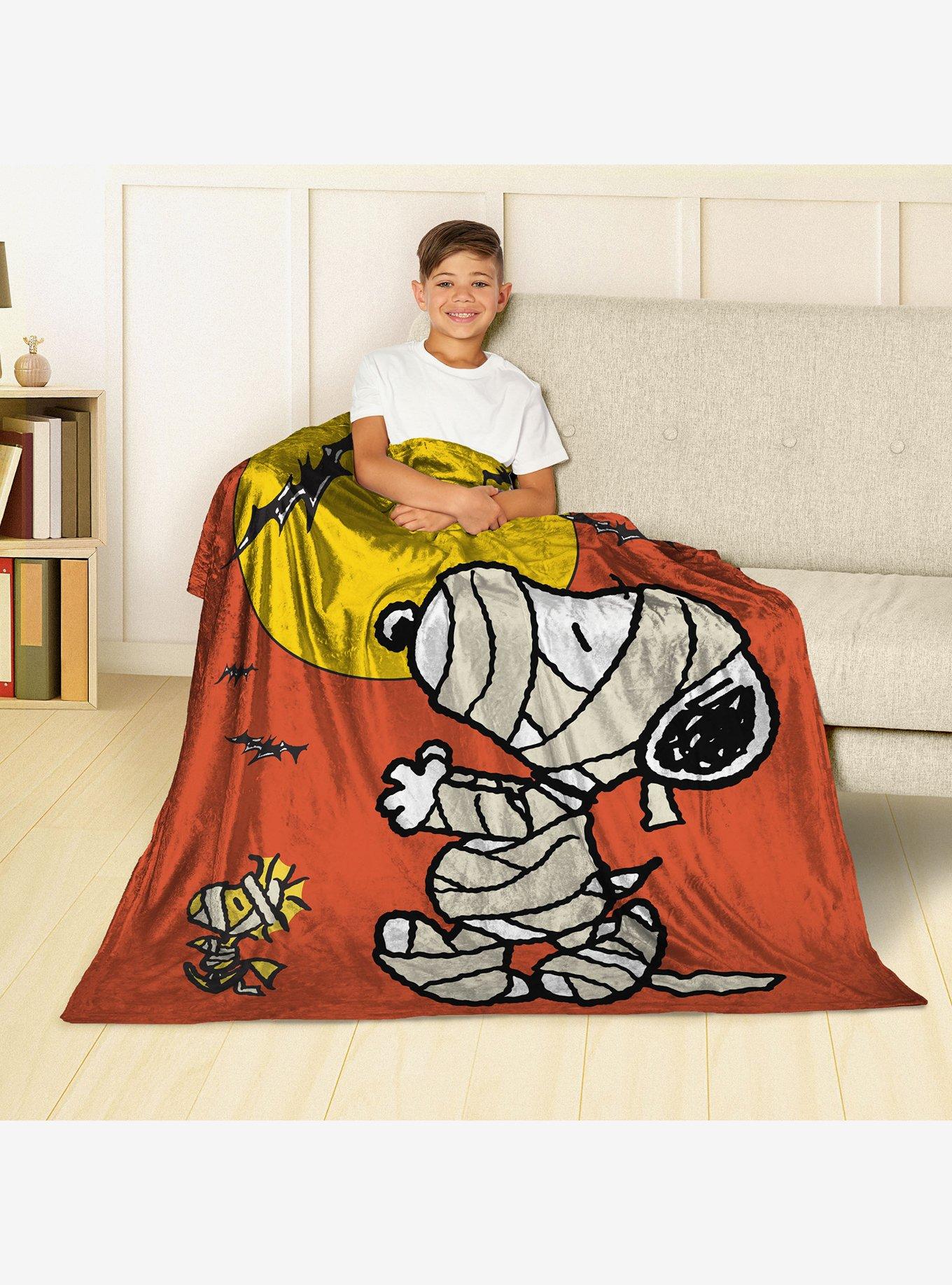 Peanuts Mummy Walk Silk Touch Throw Blanket, , alternate - view 3