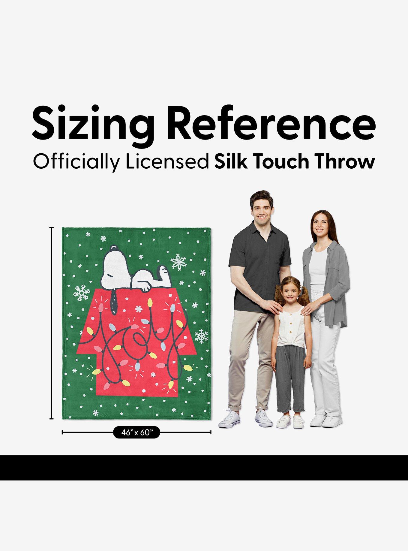 Peanuts Joy Lights Silk Touch Throw Blanket, , alternate - view 5