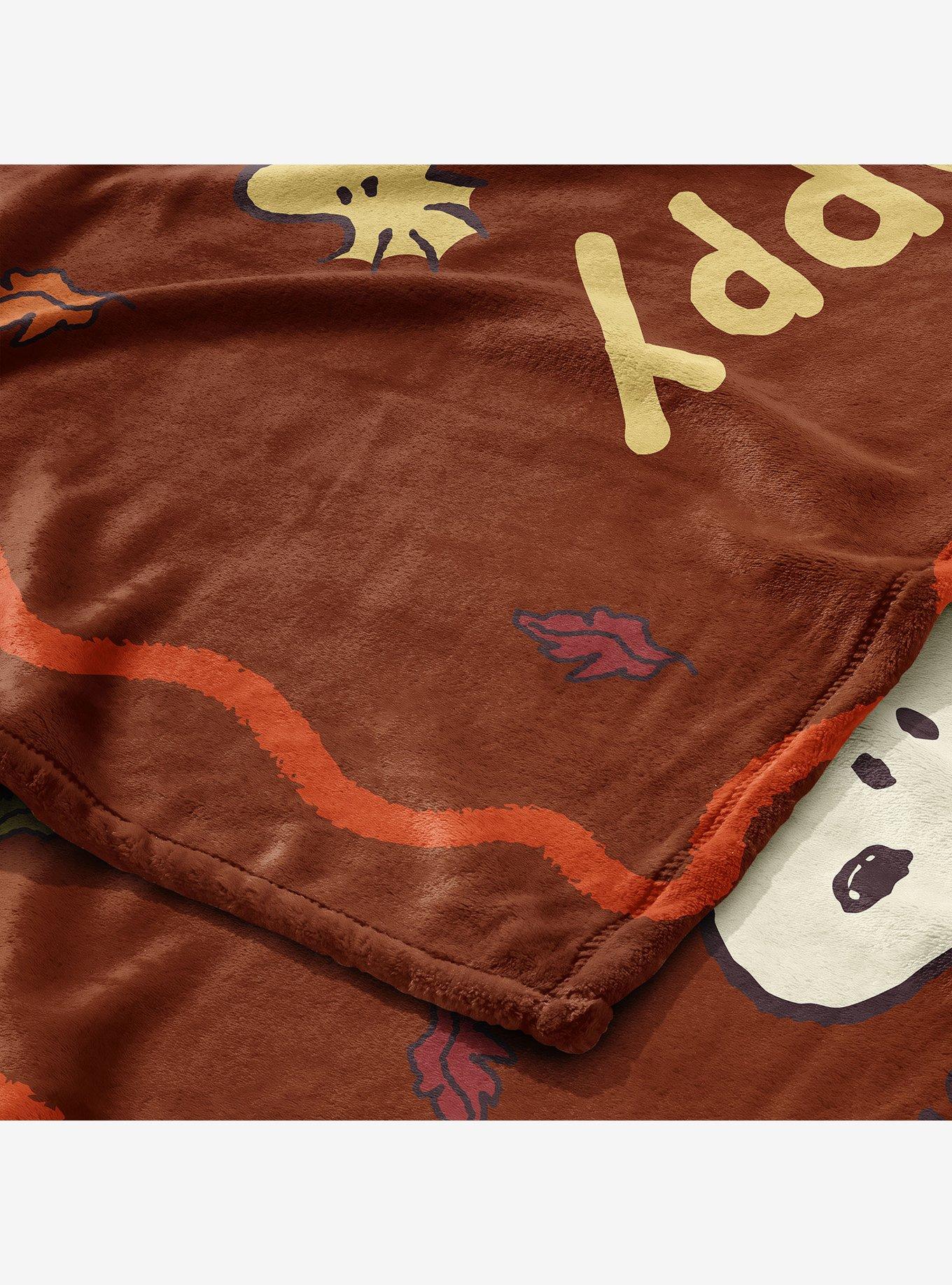 Peanuts Thanksgiving Silk Touch Throw Blanket, , alternate - view 4