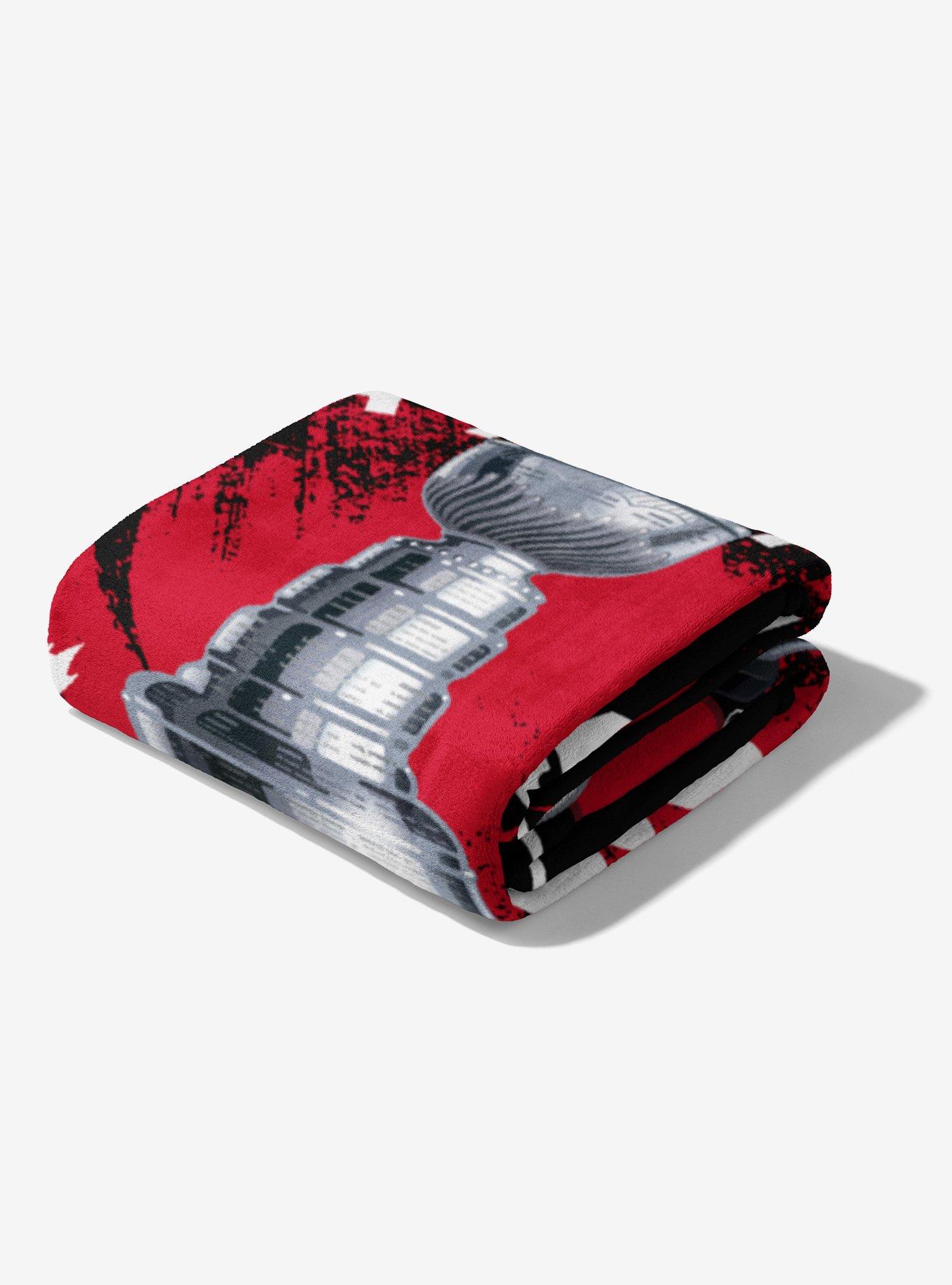 NHL Carolina Hurricanes Stanley Cup Multi-Champ Trophy Case Silk Touch Throw Blanket, , alternate - view 4