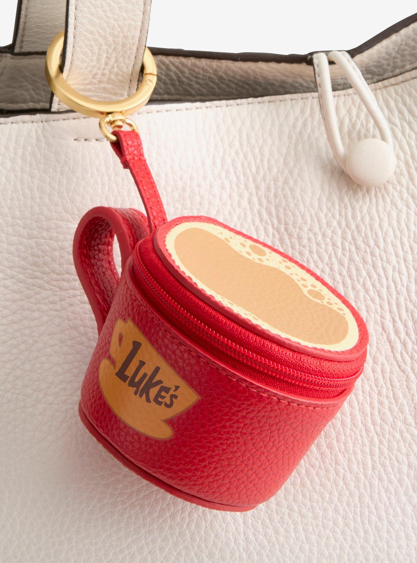 Vera Bradley x Gilmore Girls Luke's Coffee Cup Coin Purse Bag Charm