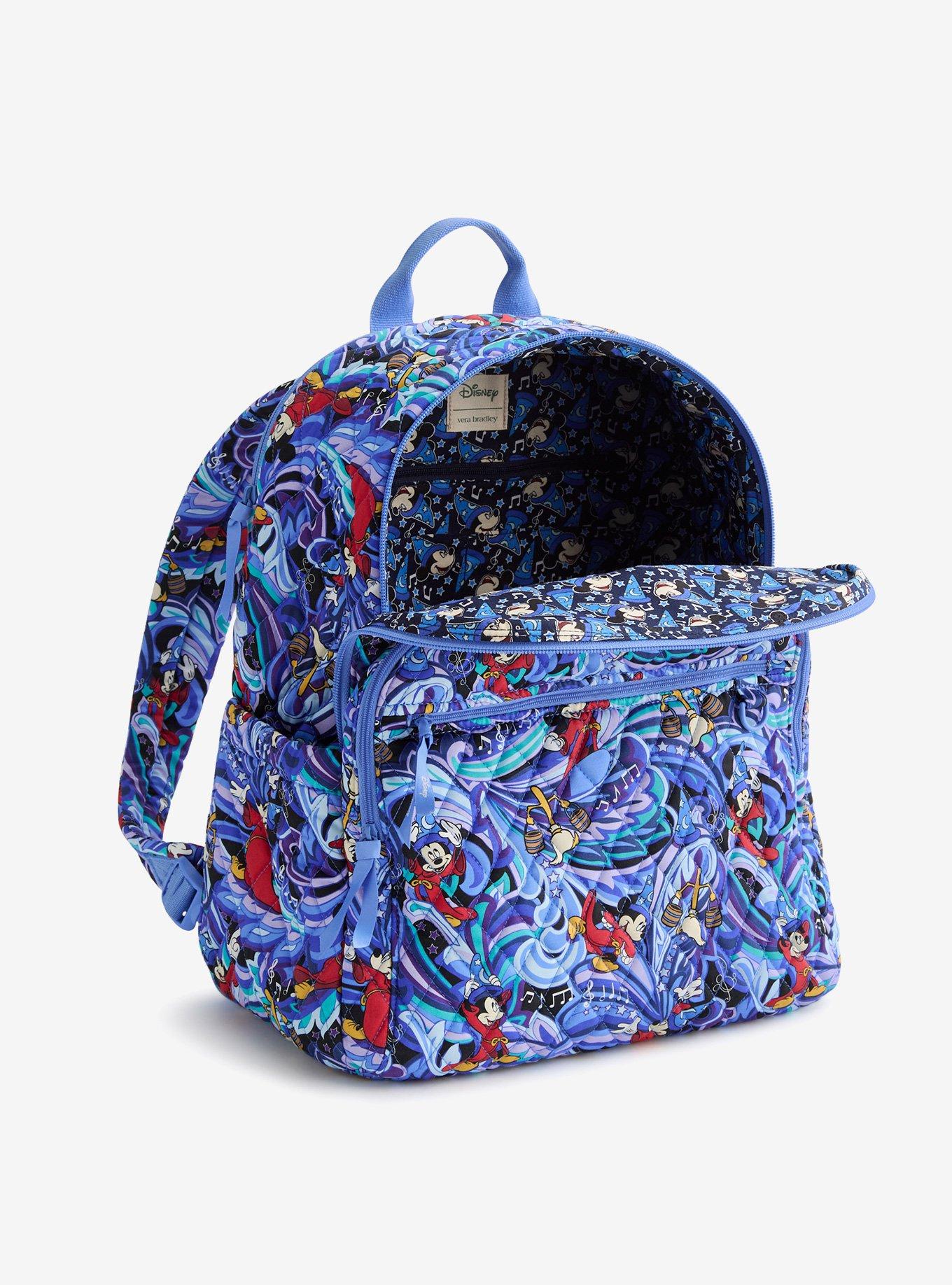 Vera Bradley x Disney Fantasia Sorcerer Mickey Swirls Bancroft Backpack