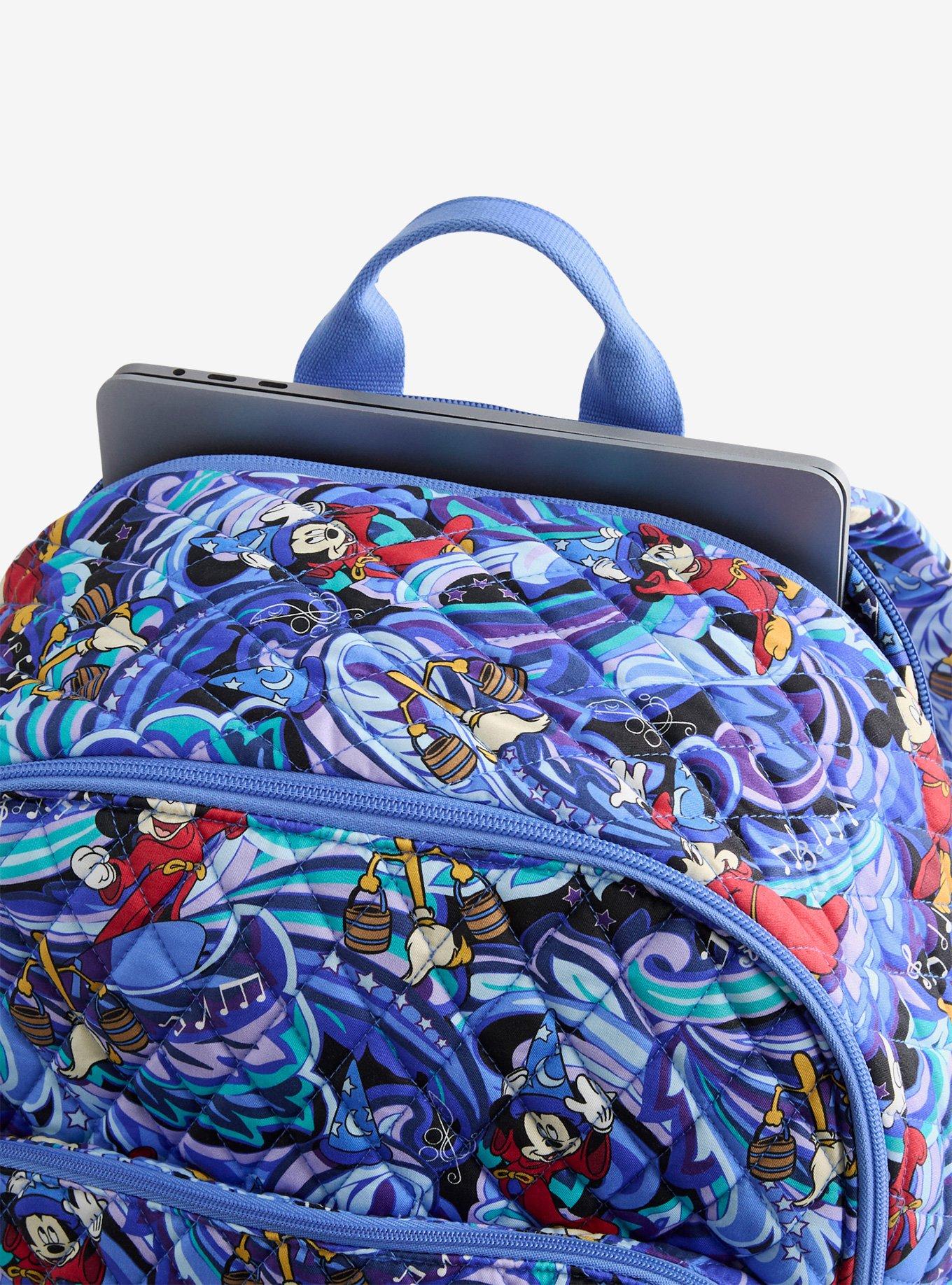 Vera Bradley x Disney Fantasia Sorcerer Mickey Swirls Bancroft Backpack, , alternate - view 4
