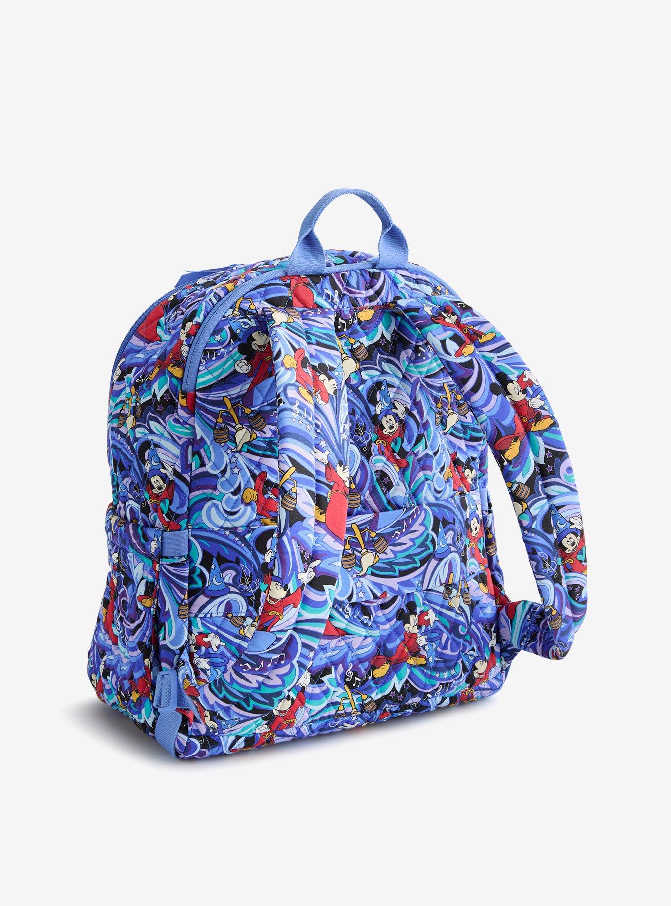 Vera Bradley x Disney Fantasia Sorcerer Mickey Swirls Bancroft Backpack, , alternate - view 5