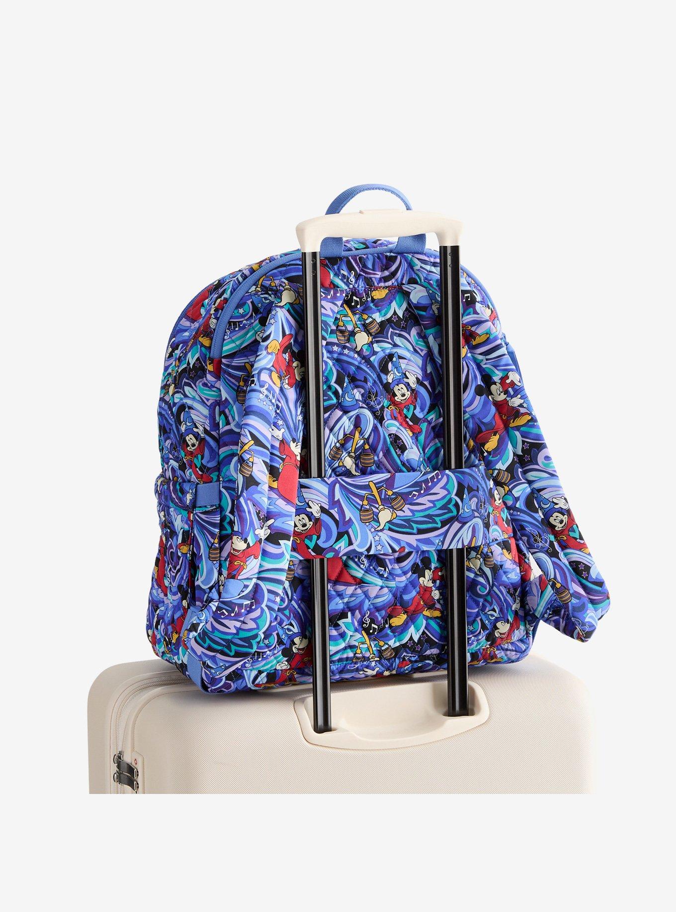 Vera Bradley x Disney Fantasia Sorcerer Mickey Swirls Bancroft Backpack, , alternate - view 6