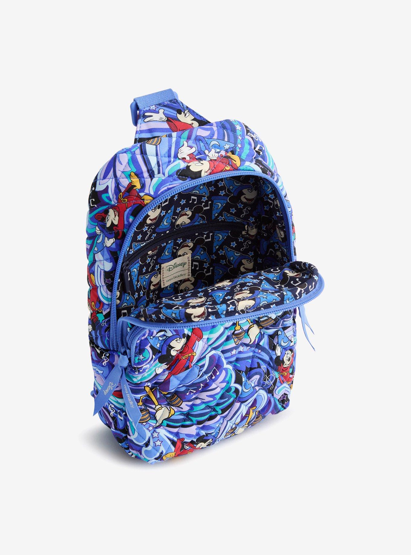 Vera Bradley x Disney Fantasia Sorcerer Mickey Swirls Lorman Sling Backpack, , alternate - view 2