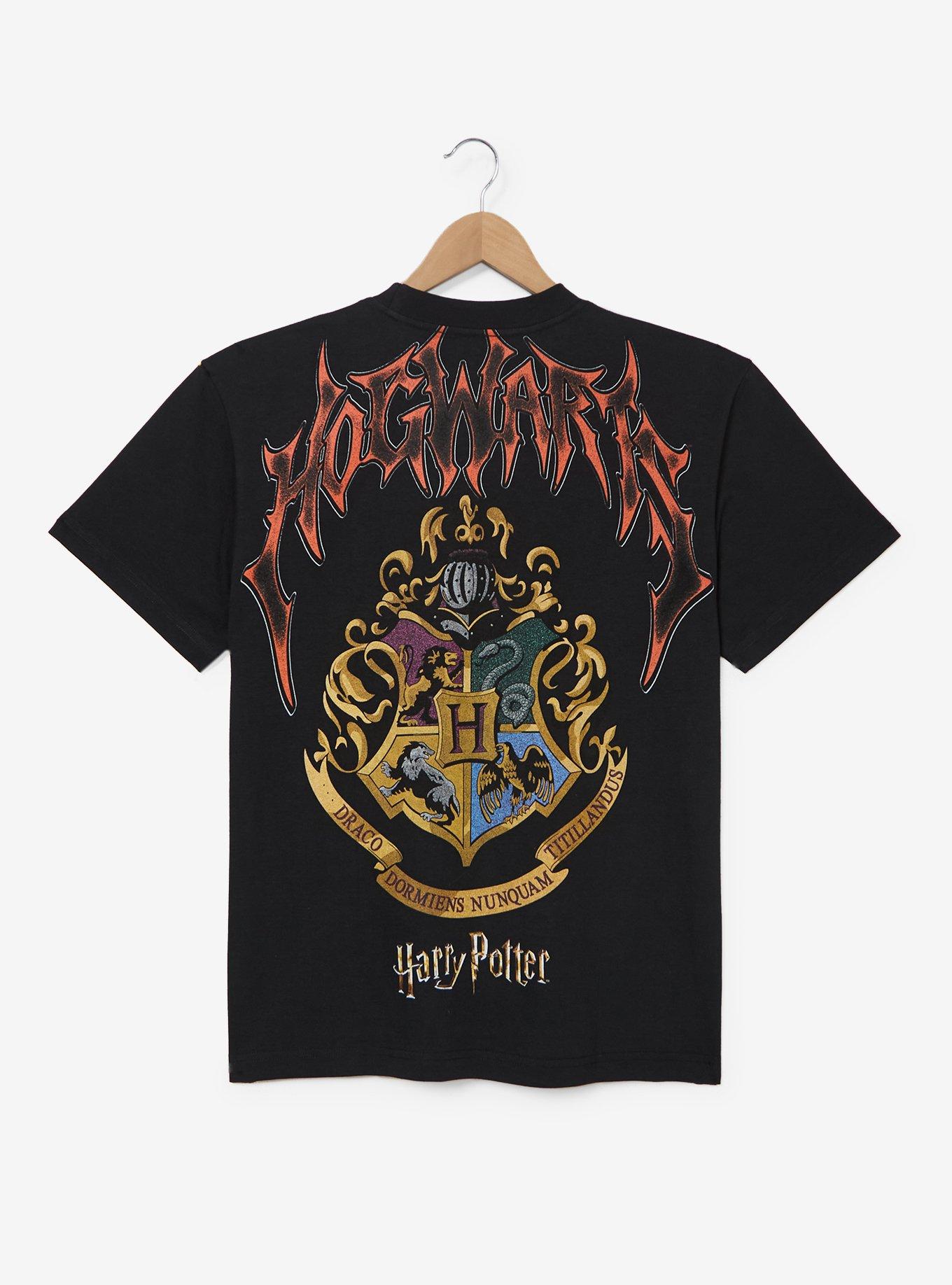 Harry Potter Gryffindor Metal Lettering T-Shirt - BoxLunch Exclusive, BLACK, alternate - view 2