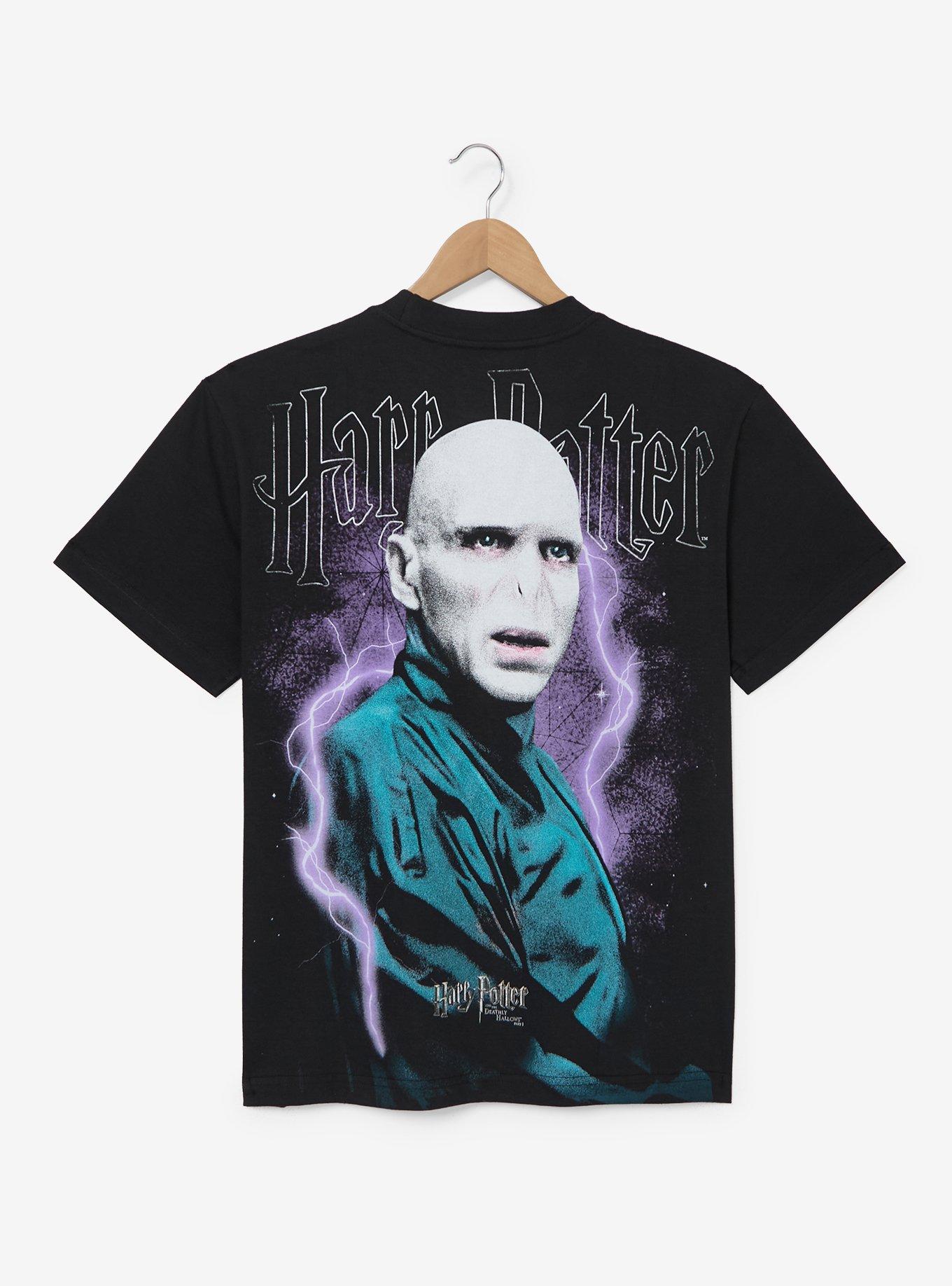 Harry Potter Lord Voldemort Boxy T-Shirt - BoxLunch Exclusive, BLACK, alternate - view 2