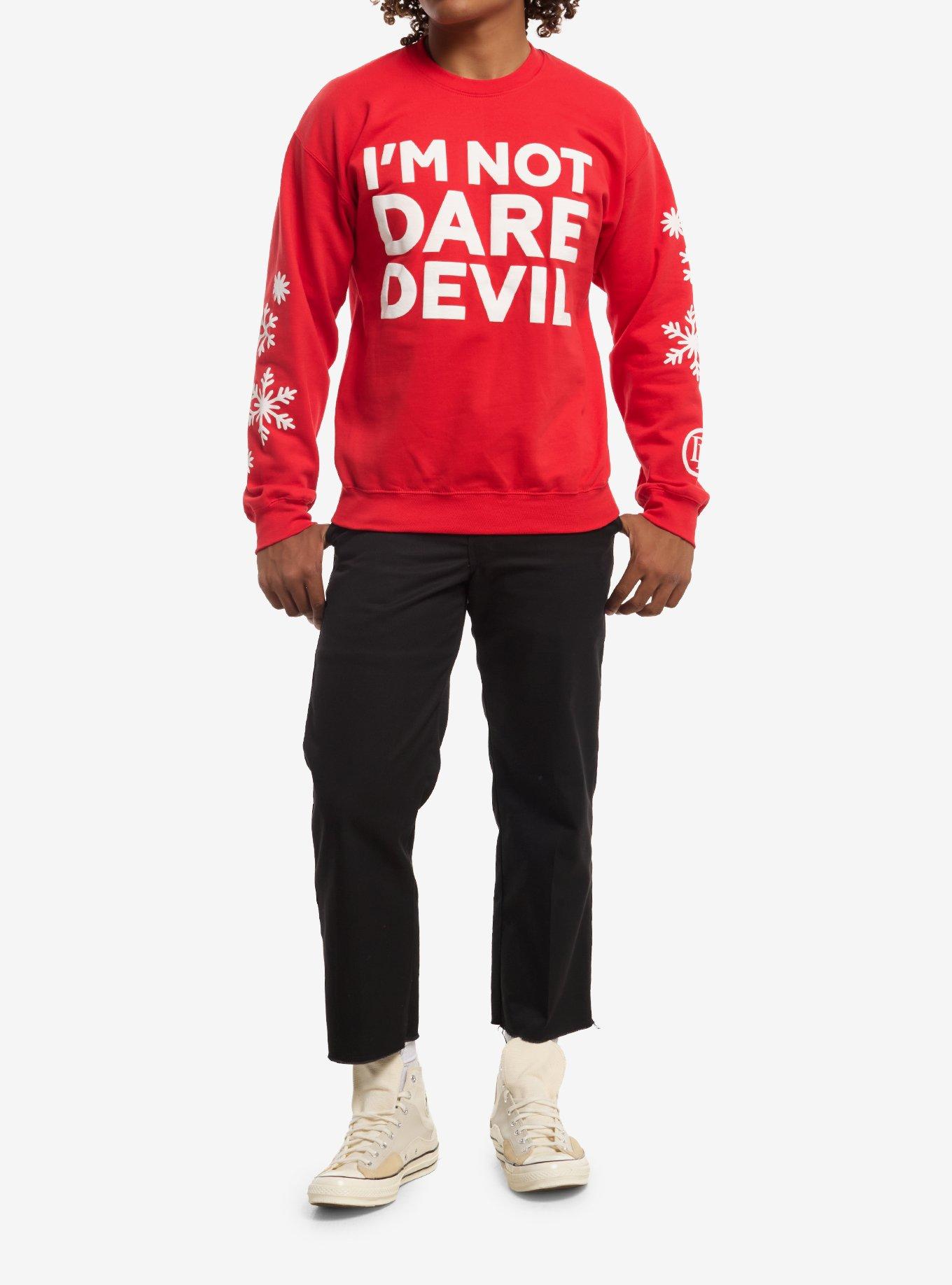 Marvel Daredevil Holiday Sweatshirt, RED, alternate - view 2