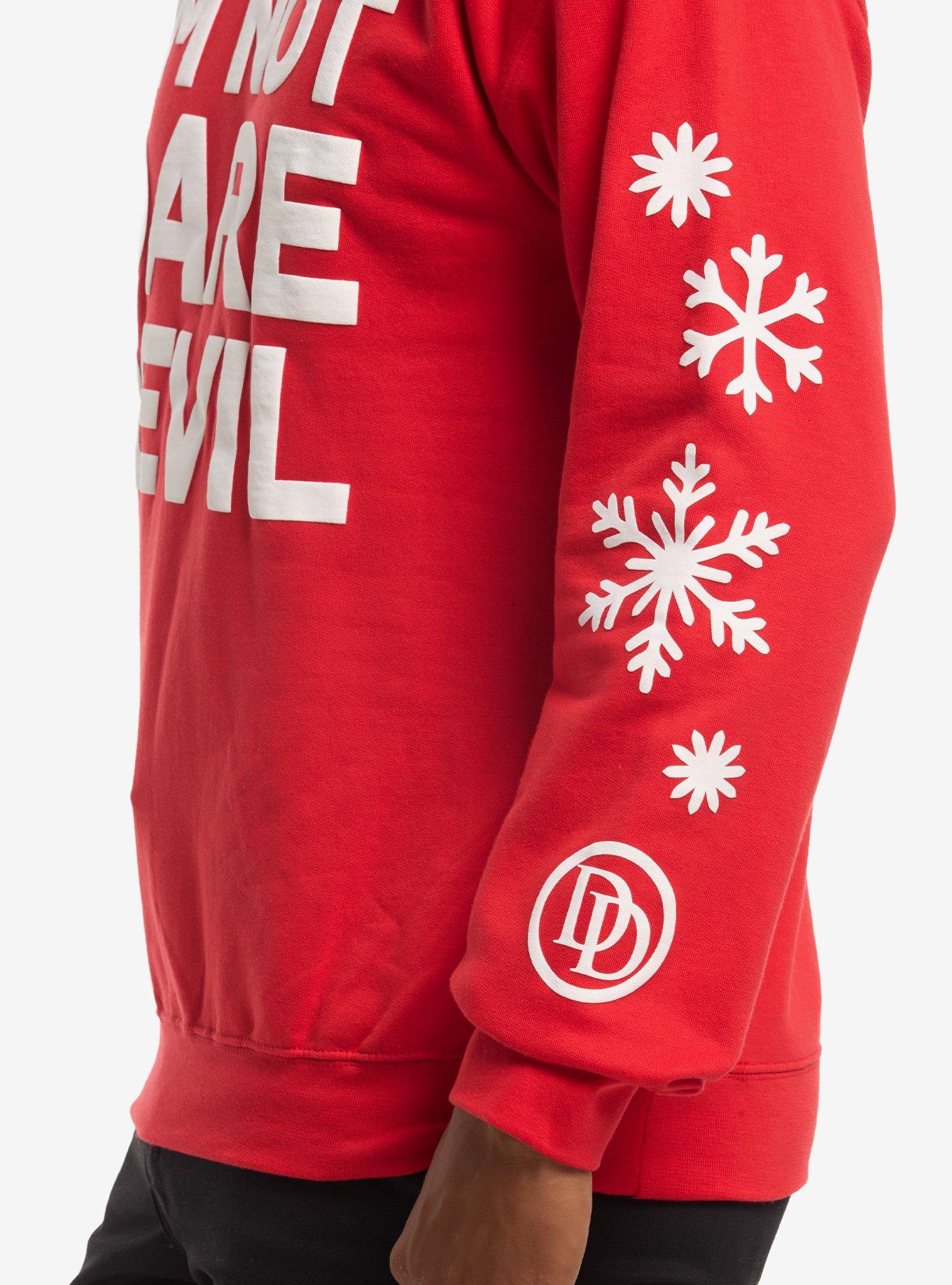 Marvel Daredevil Holiday Sweatshirt, RED, alternate - view 4