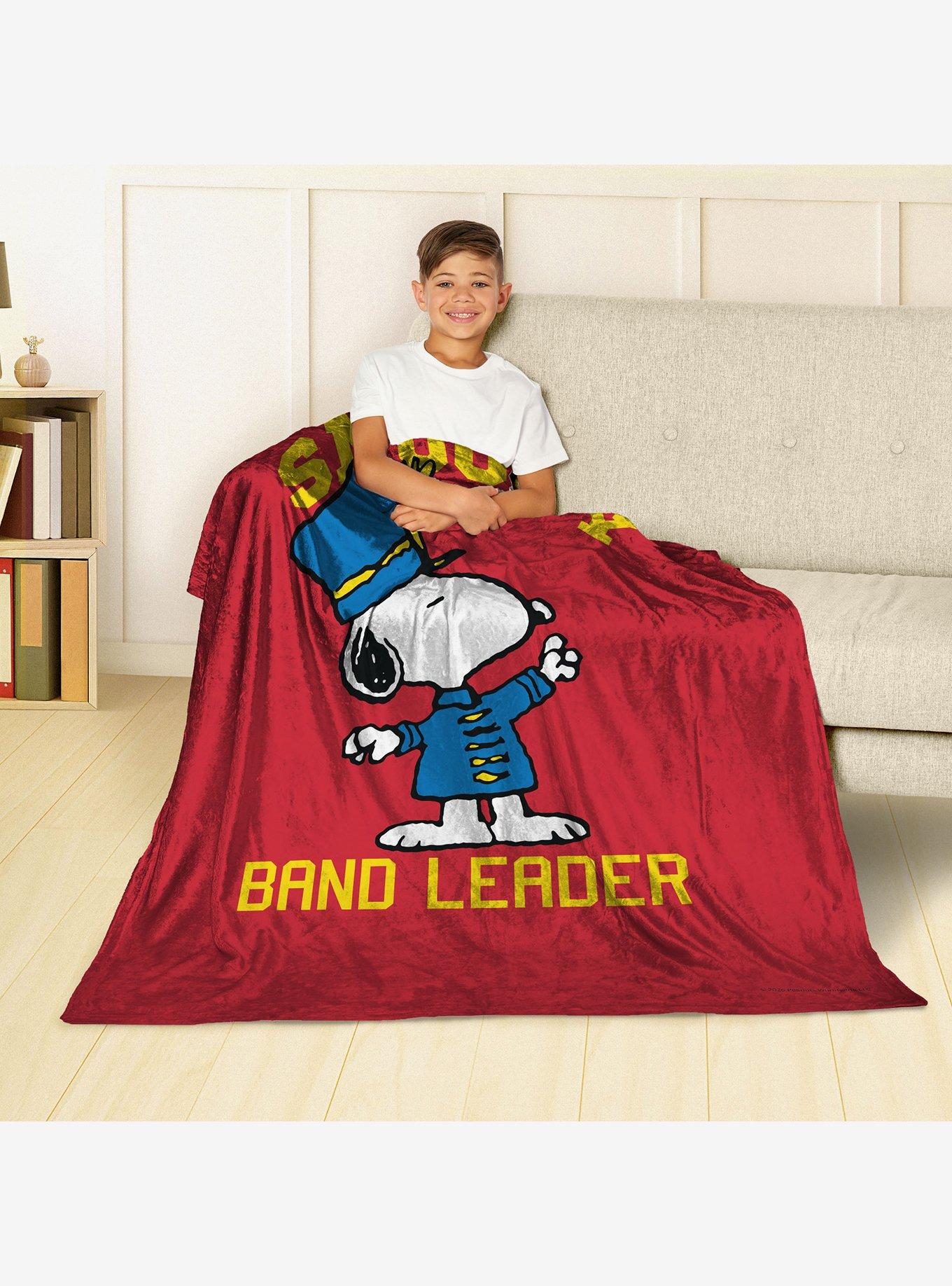 Peanuts Snoopy Fantastic Peanuts Band Silk Touch Throw Blanket, , alternate - view 3