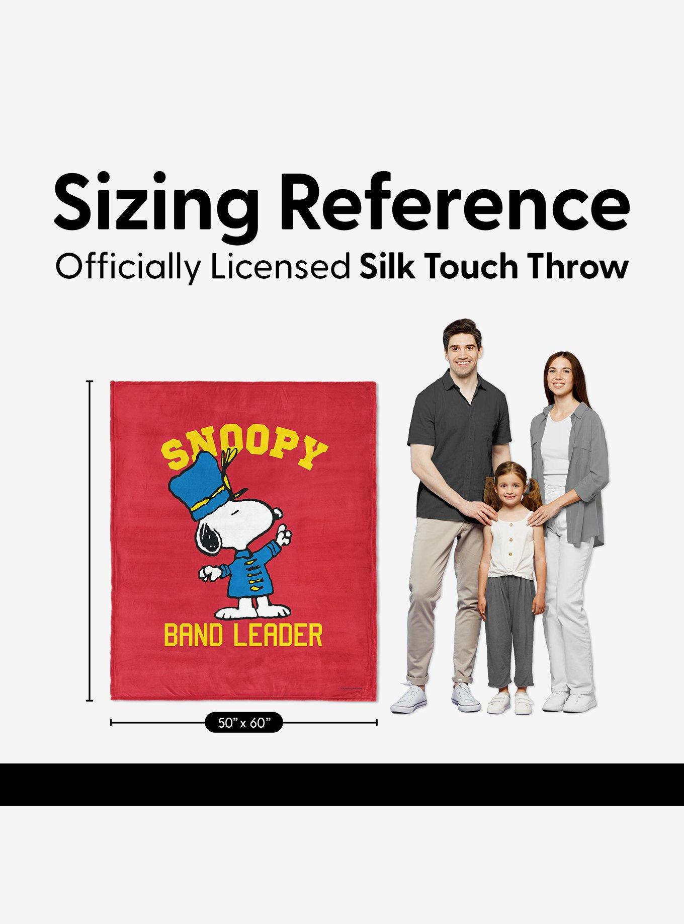 Peanuts Snoopy Fantastic Peanuts Band Silk Touch Throw Blanket, , alternate - view 5