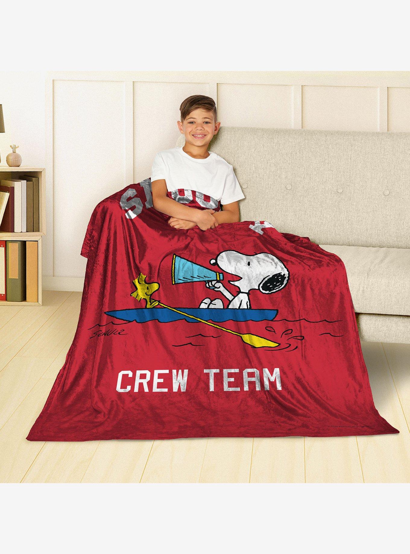 Peanuts Snoopy Crew Silk Touch Throw Blanket, , alternate - view 3