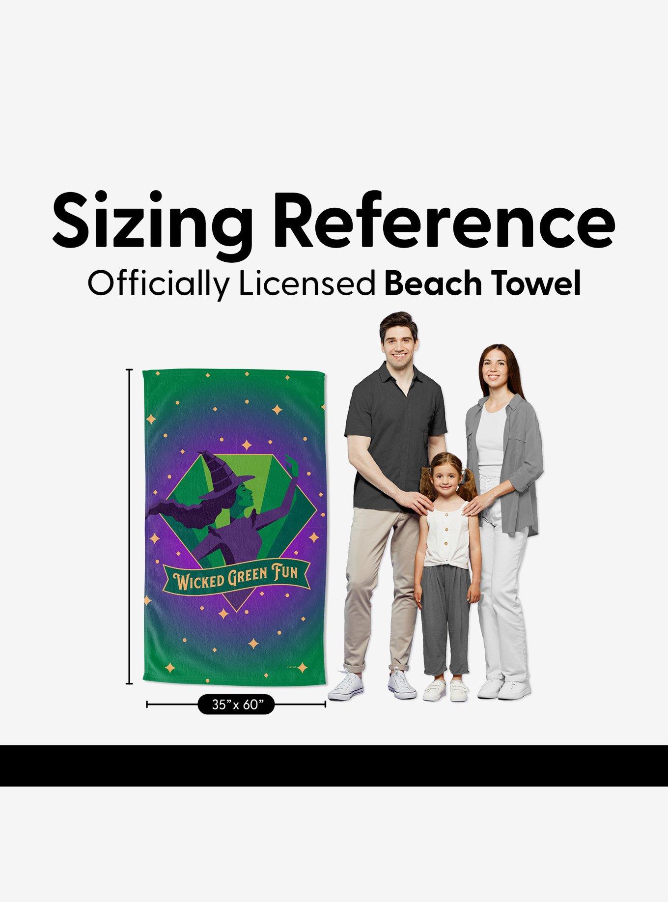 Wicked Green Fun Sand Free Beach Towel, , alternate - view 5