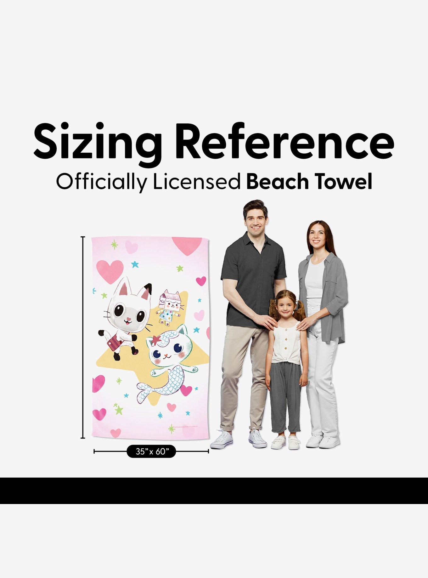 Gabby's Dollhouse Ocean Dream Sand Free Beach Towel, , alternate - view 5