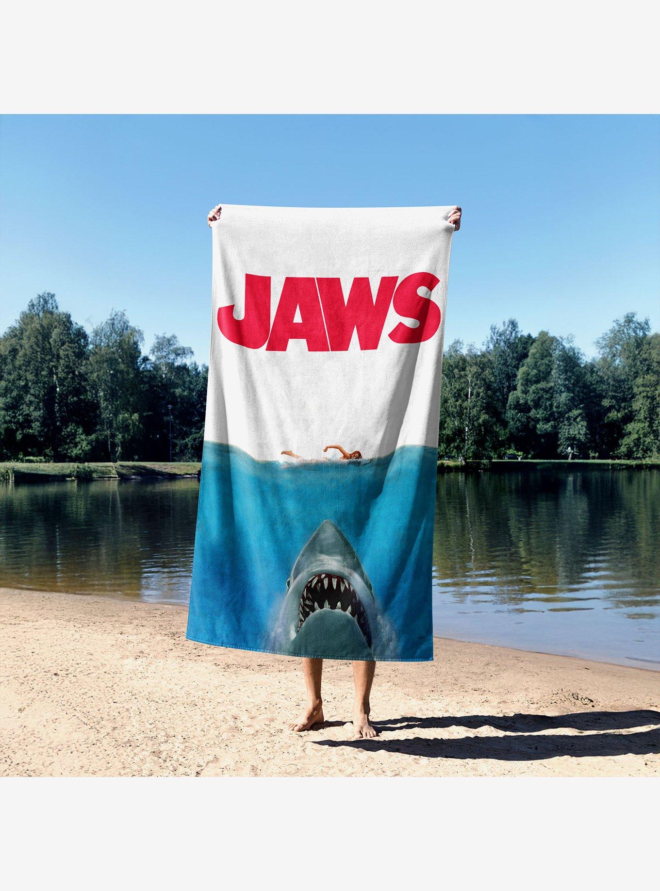 Jaws Classic Poster Sand Free Beach Towel, , alternate - view 3