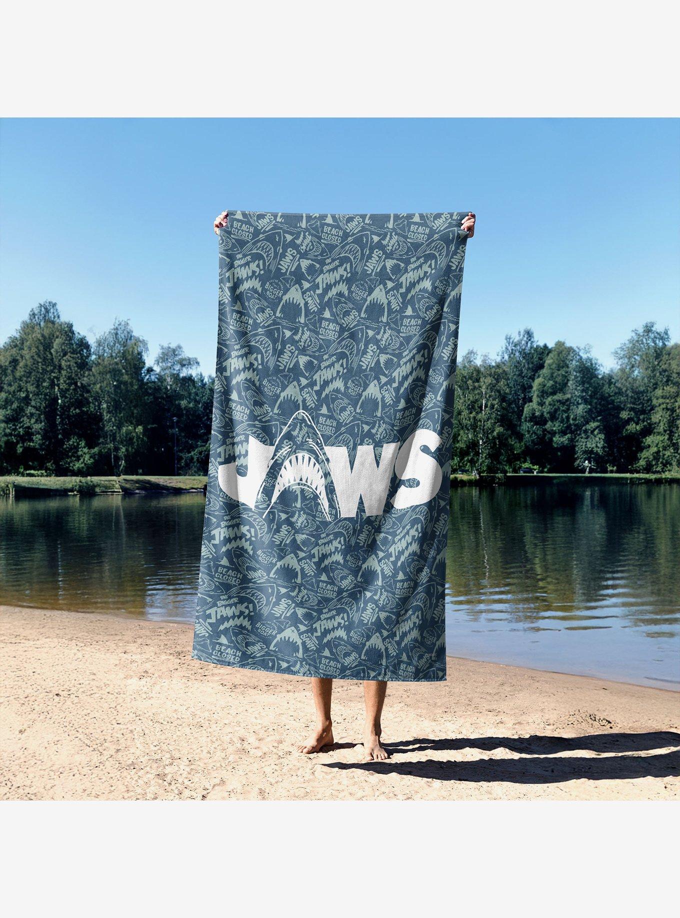 Jaws Closed Beach Sand Free Beach Towel, , alternate - view 3