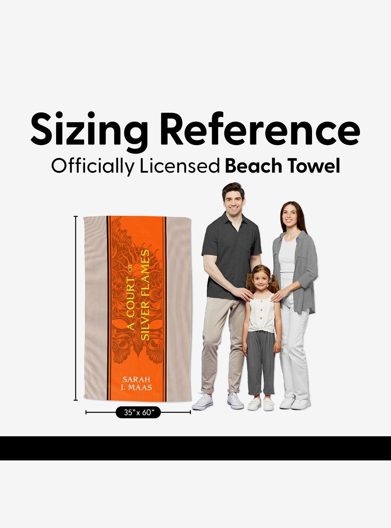 A Court of Silver Flames Paged and Spines Sand Free Beach Towel, , alternate - view 4
