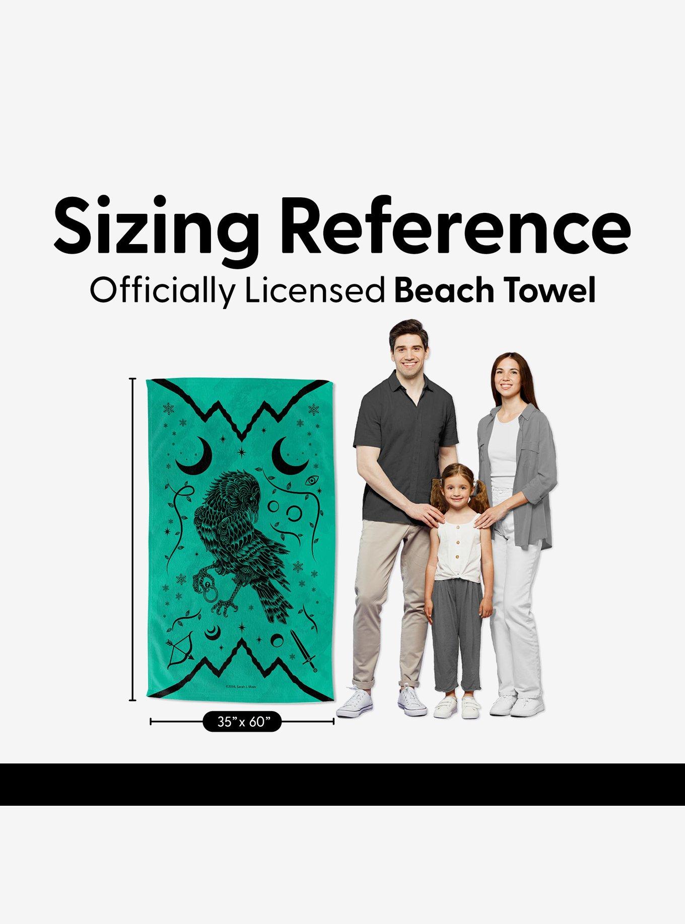 A Court of Mist and Fury Inked Sand Free Beach Towel, , alternate - view 4