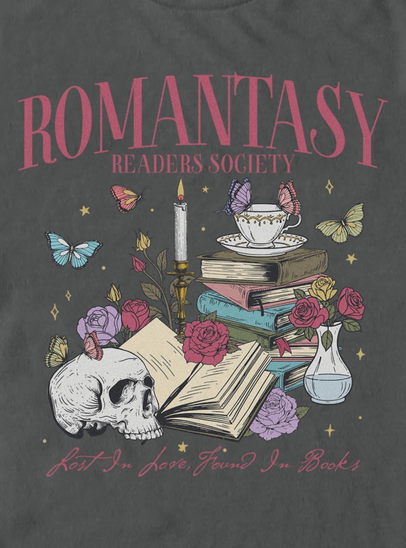 Readers Society Garment Dye T-Shirt, GRAPHITE, alternate - view 2