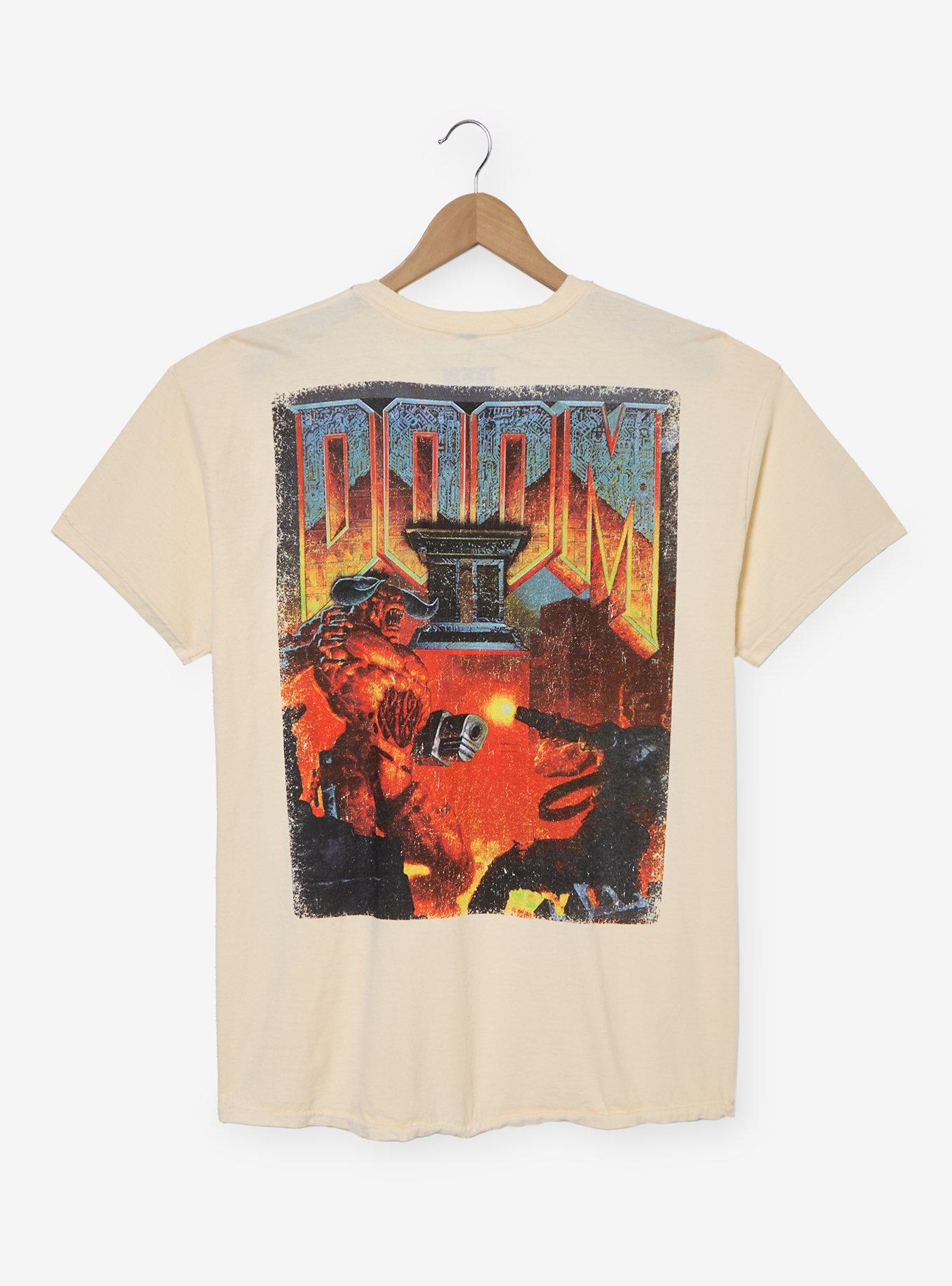 Doom II Poster T-Shirt - BoxLunch Exclusive, IVORY, alternate - view 2
