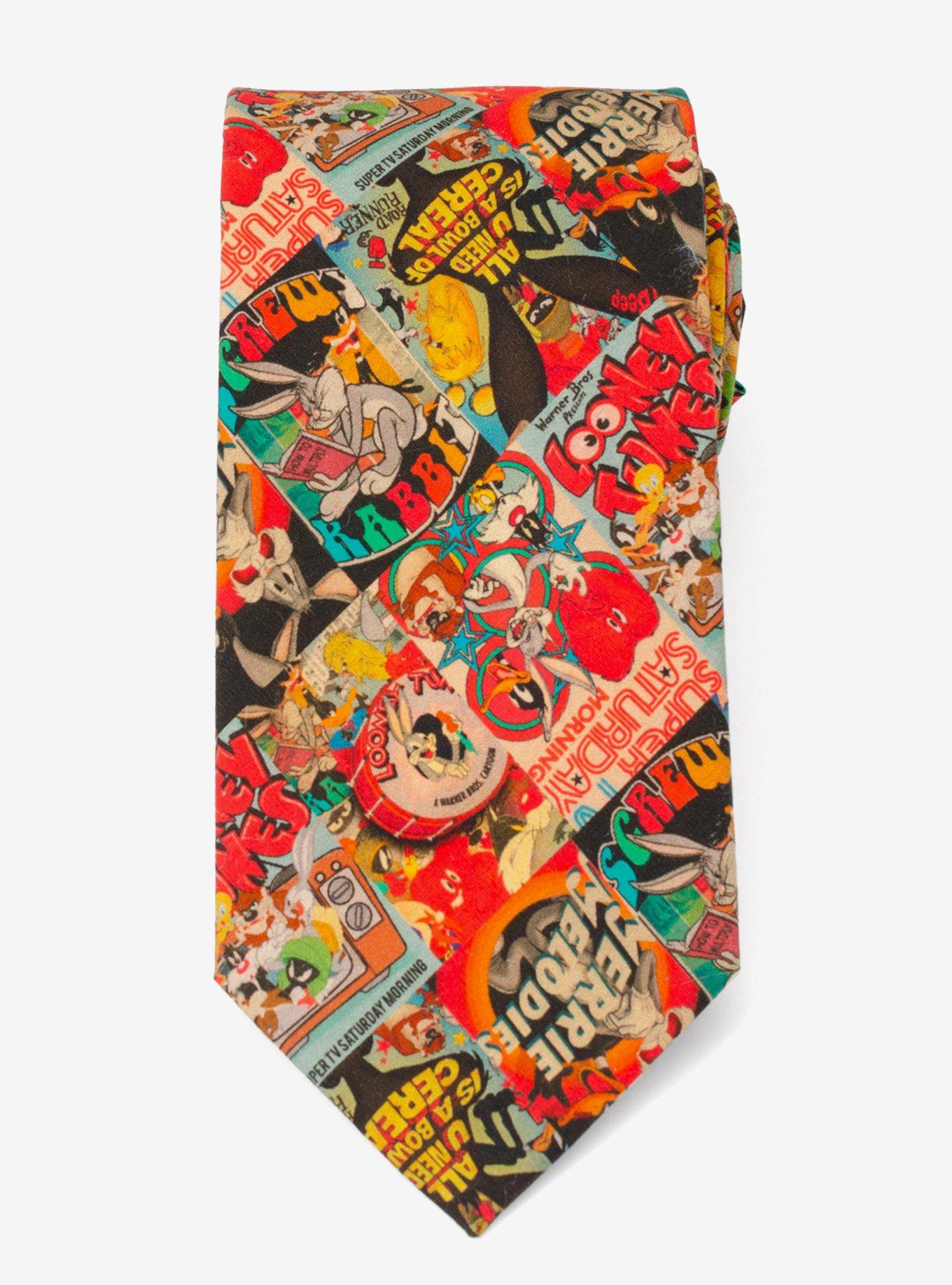 Looney Tunes Saturday Morning Men's Silk Tie, , alternate - view 3