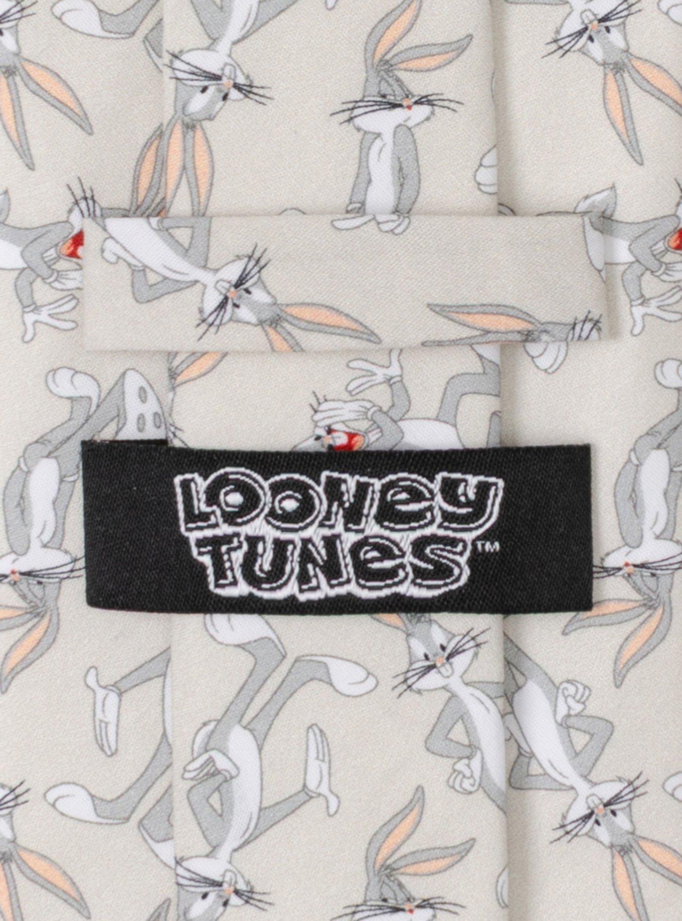 Looney Tunes Bugs Bunny Gray Men's Tie, , alternate - view 5
