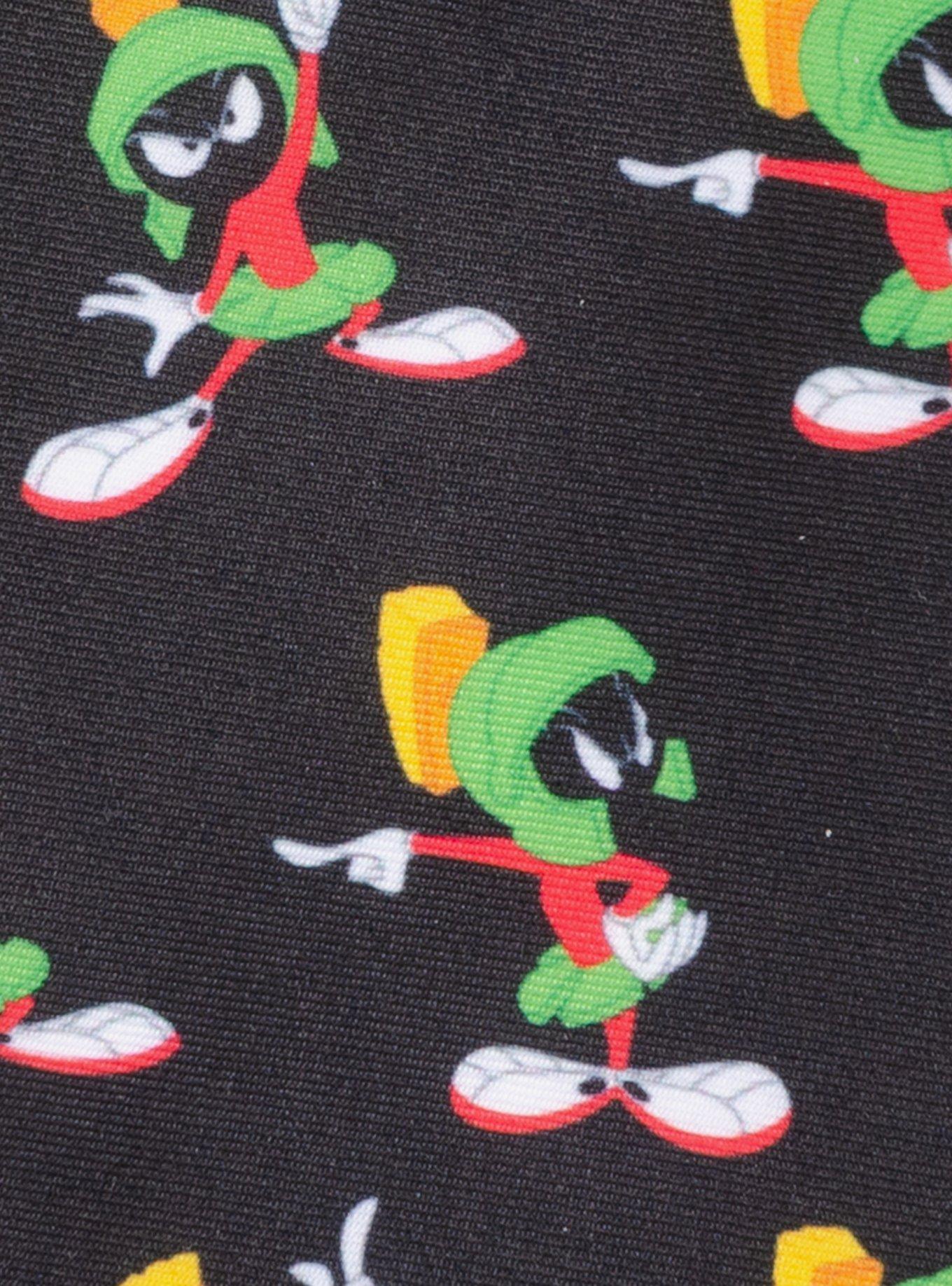 Looney Tunes Marvin the Martian Black Men's Tie, , alternate - view 4