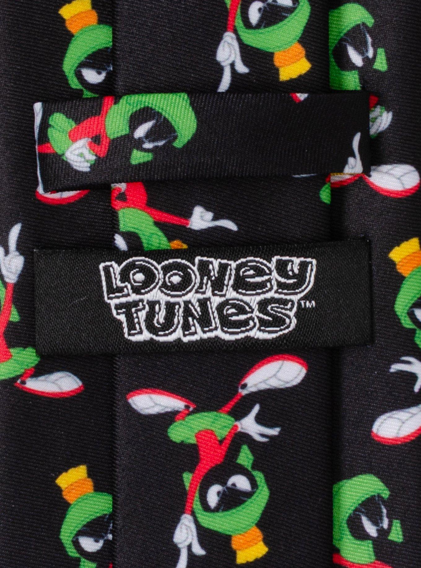 Looney Tunes Marvin the Martian Black Men's Tie, , alternate - view 5