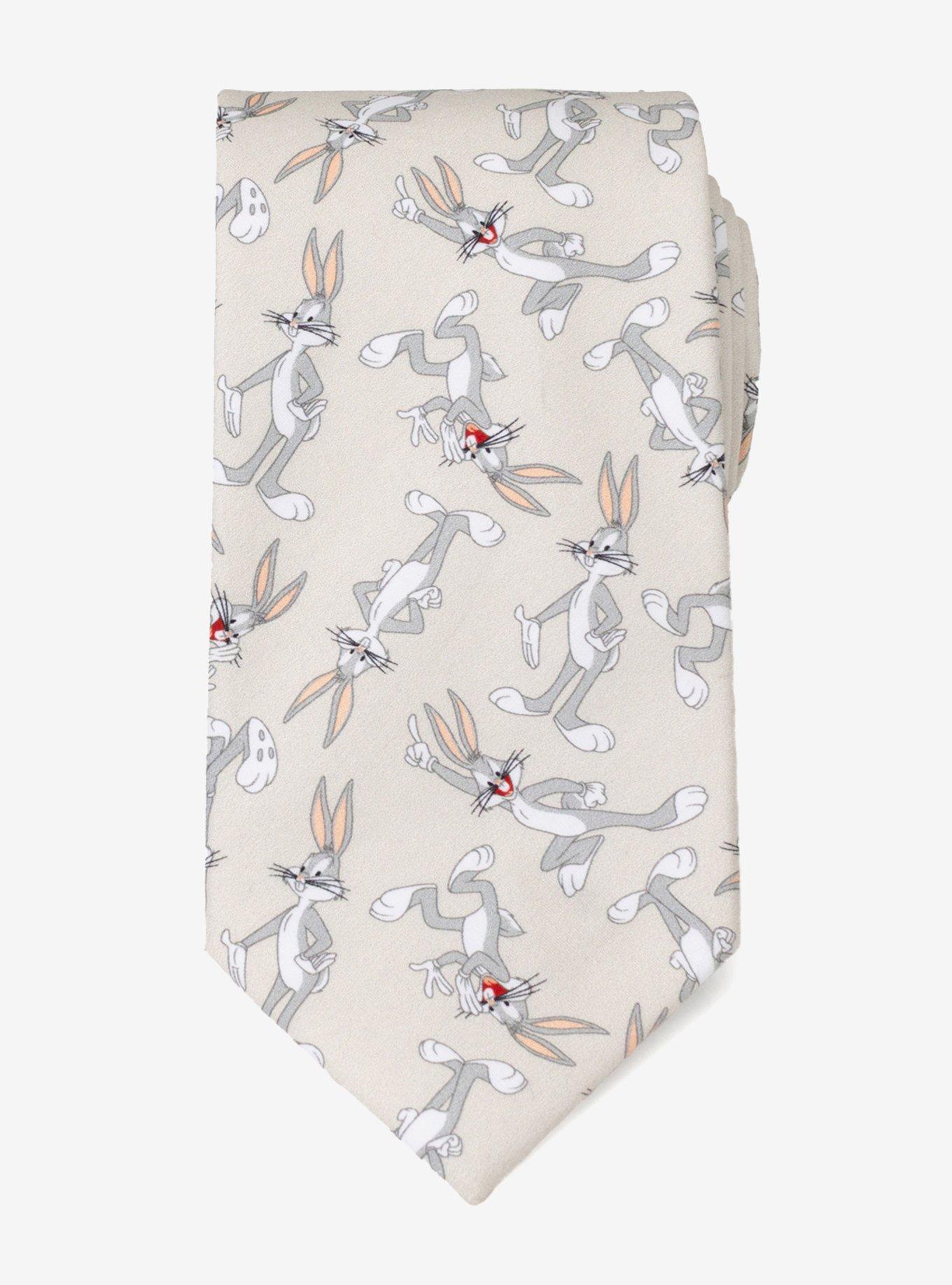 Looney Tunes Bugs Bunny Gray Men's Tie, , alternate - view 3