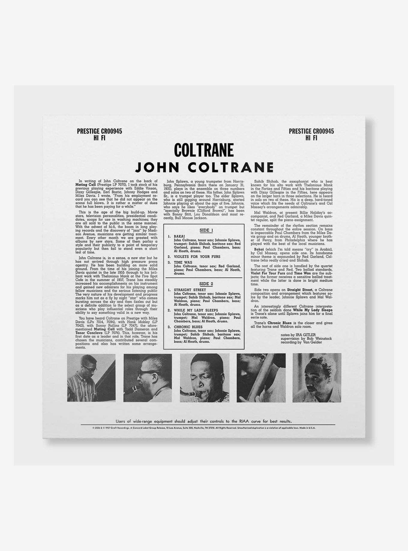 John Coltrane (Original Jazz Classics Series) Vinyl LP, , alternate - view 3