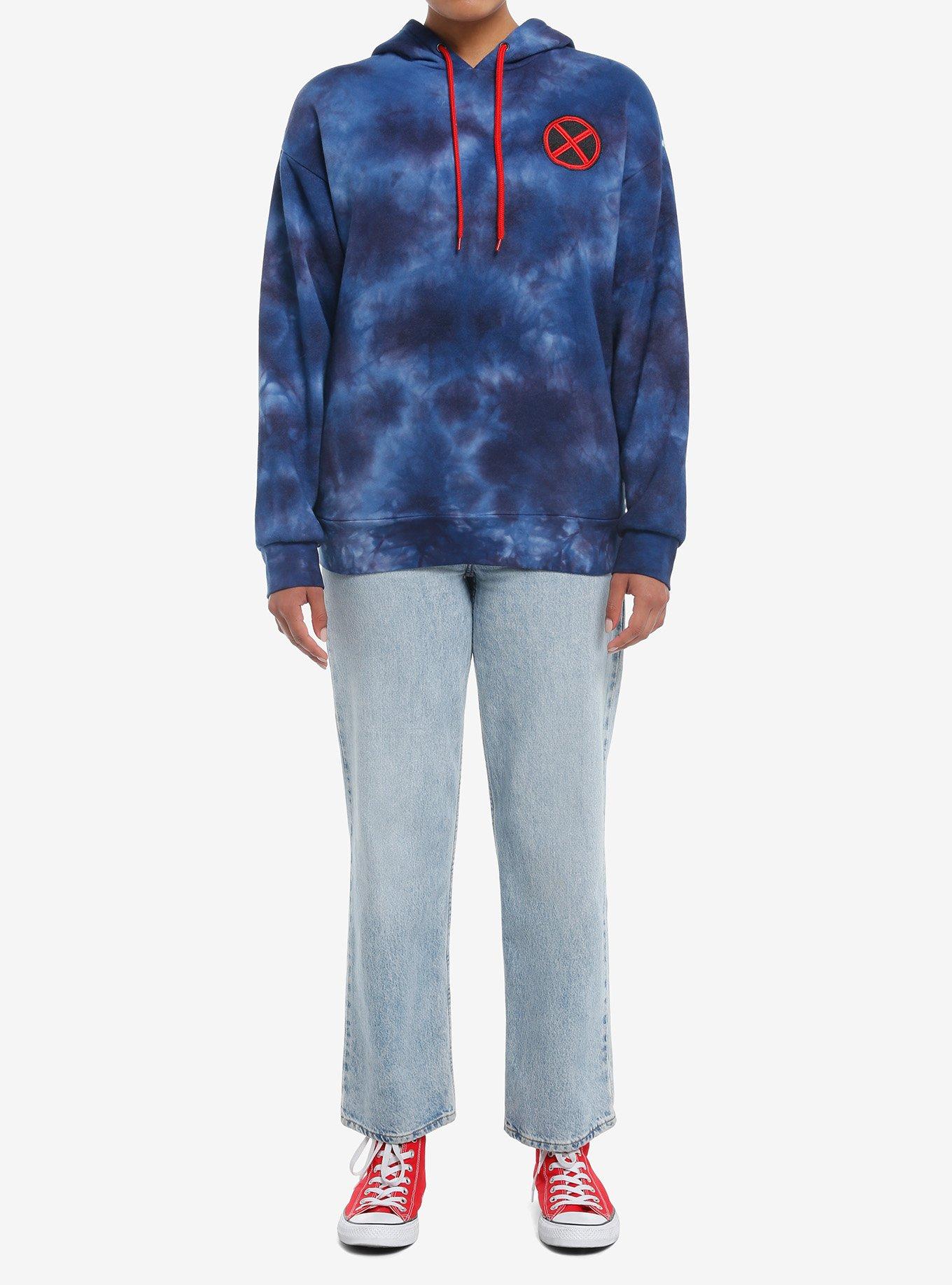 Her Universe Marvel X-Men '97 Storm Tie-Dye Girls Hoodie, MULTI, alternate - view 3