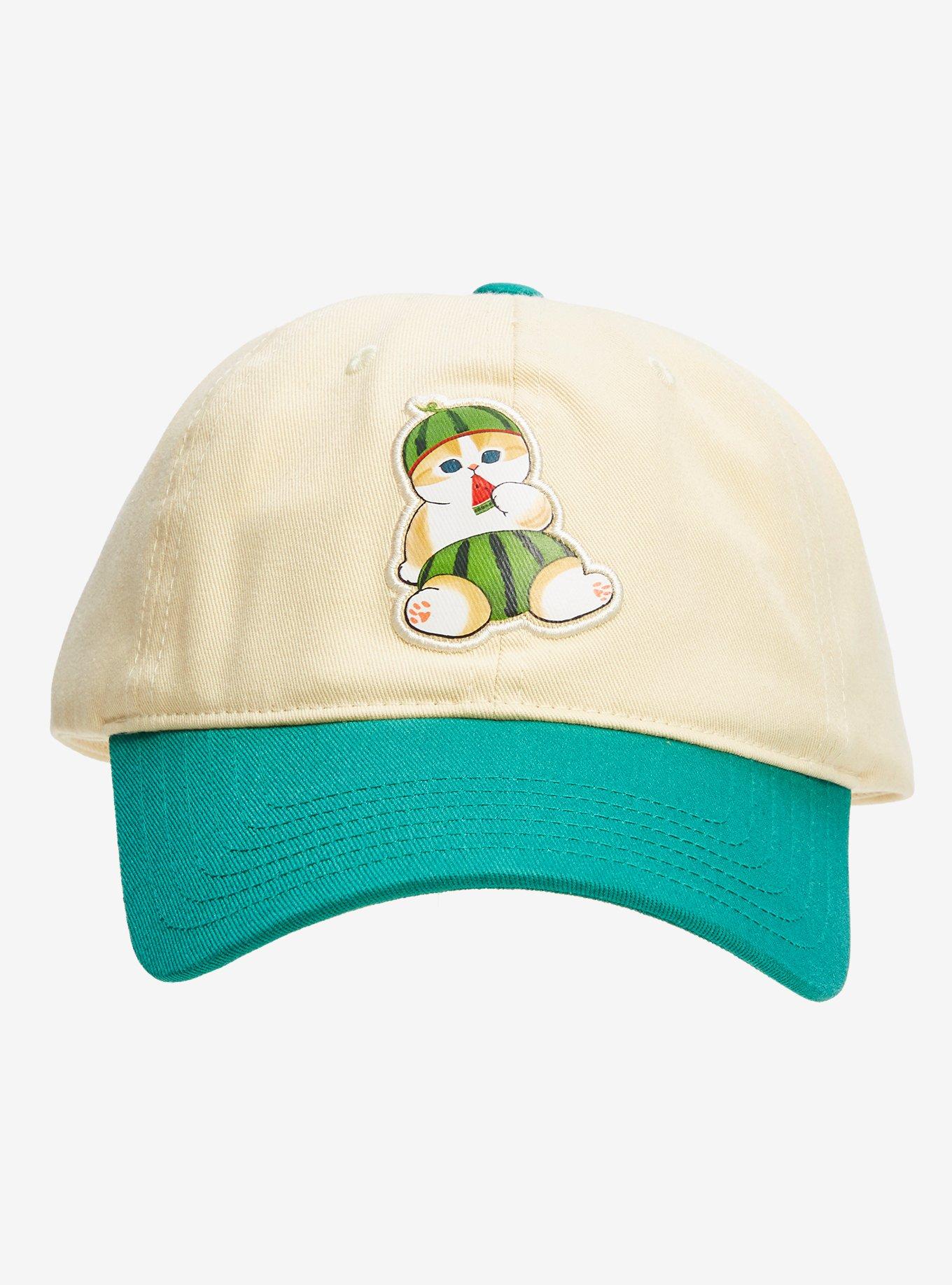 Mofusand Watermelon Cat Ball Cap - BoxLunch Exclusive, , alternate - view 2