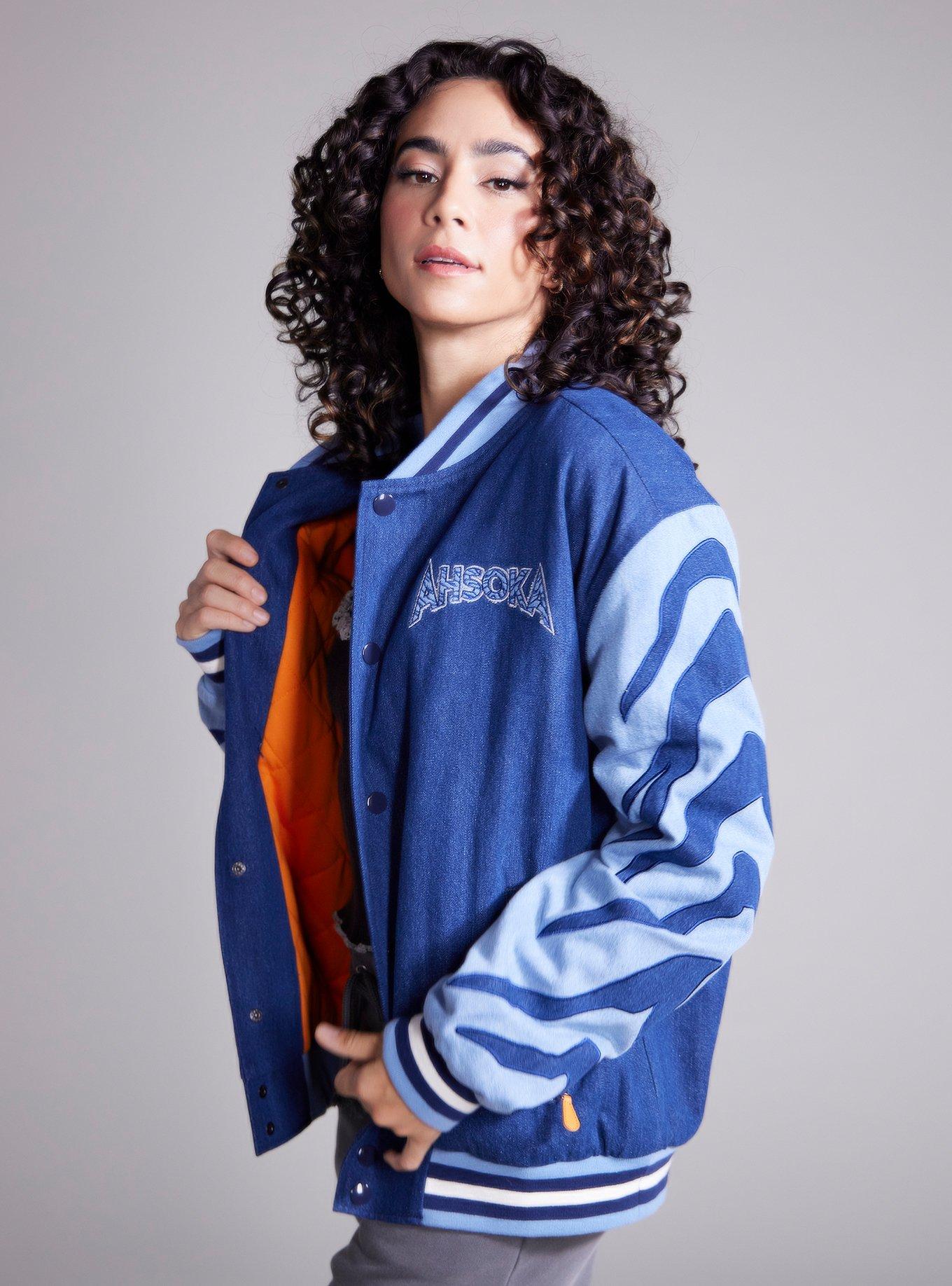 Our Universe Star Wars Ahsoka Tano Denim Bomber Jacket, MULTI, alternate - view 4