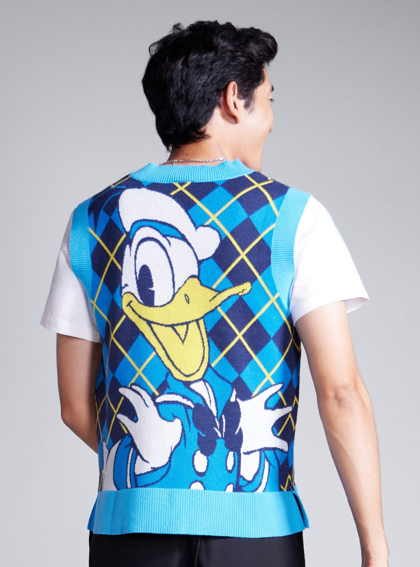 Her Universe Disney Donald Duck Argyle Sweater Vest