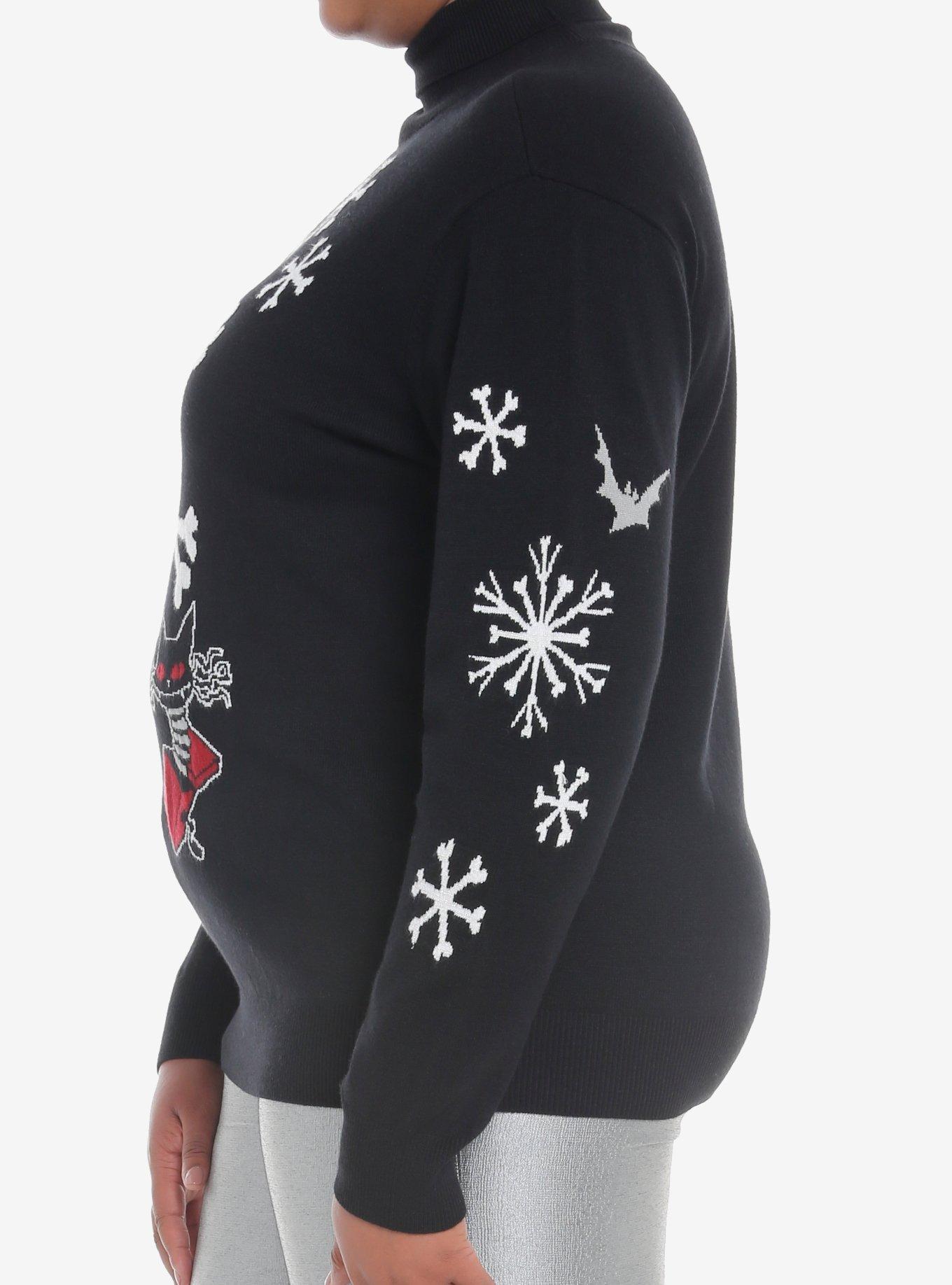 Her Universe The Nightmare Before Christmas Jack Snowflake Knit Turtleneck Sweater Plus