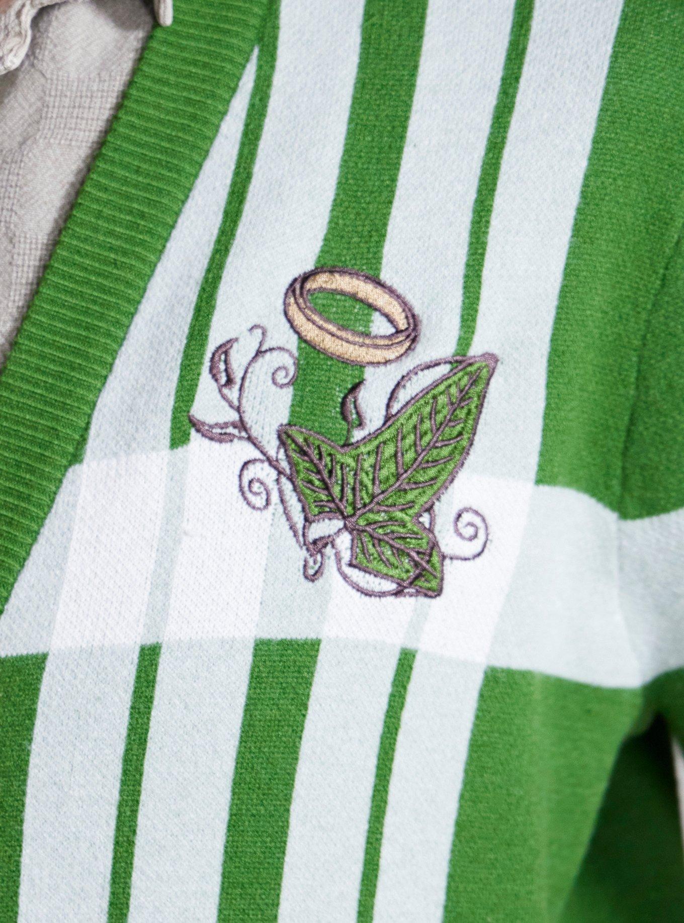 The Lord of the Rings Green Plaid Icons Cardigan, MULTI, alternate - view 4