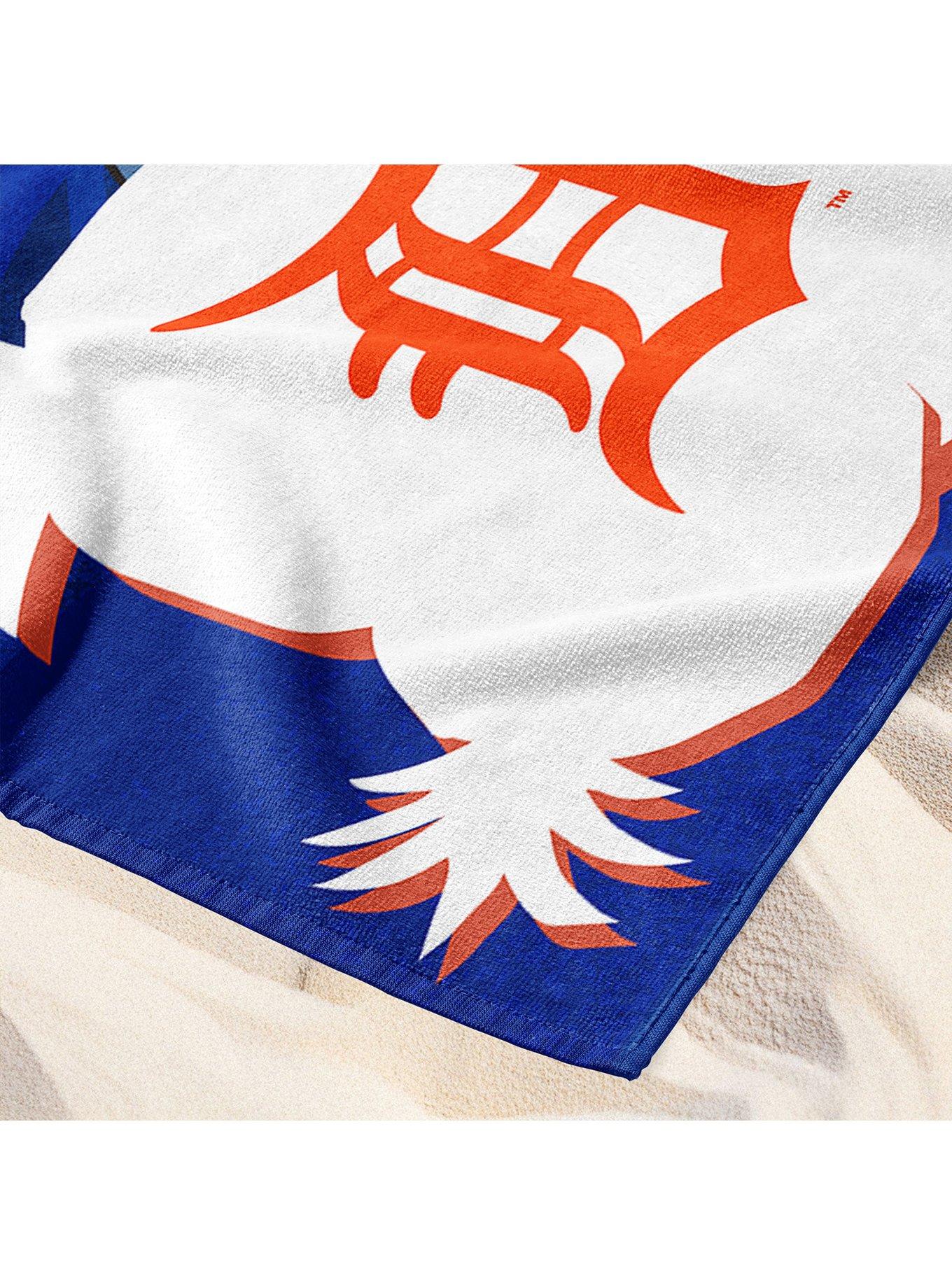 MLB Detroit Tigers Disney Lilo & Stitch Tropic Royal Microfiber Beach Towel, , alternate - view 5