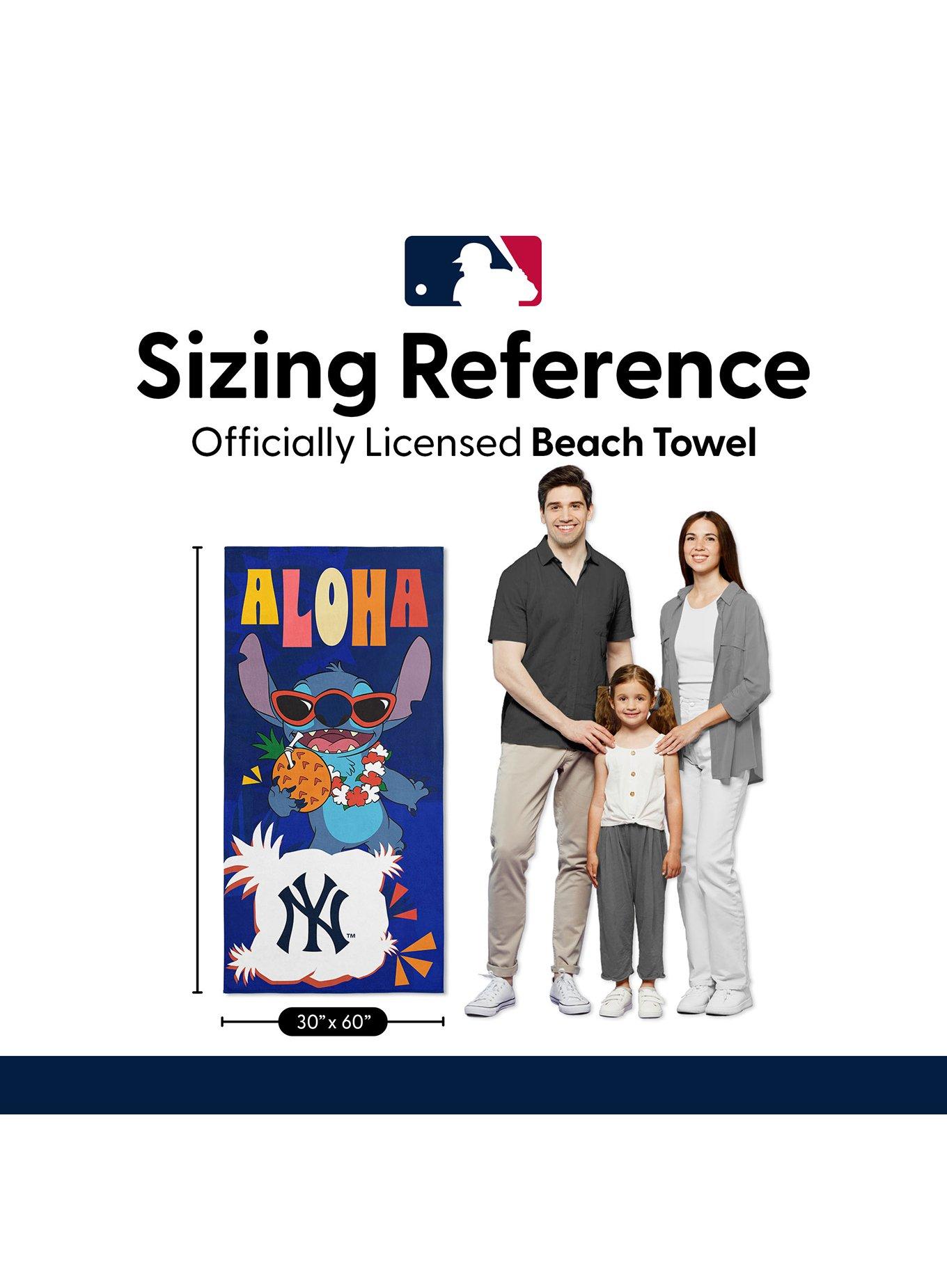MLB New York Yankees Disney Lilo & Stitch Tropic Royal Microfiber Beach Towel, , alternate - view 6