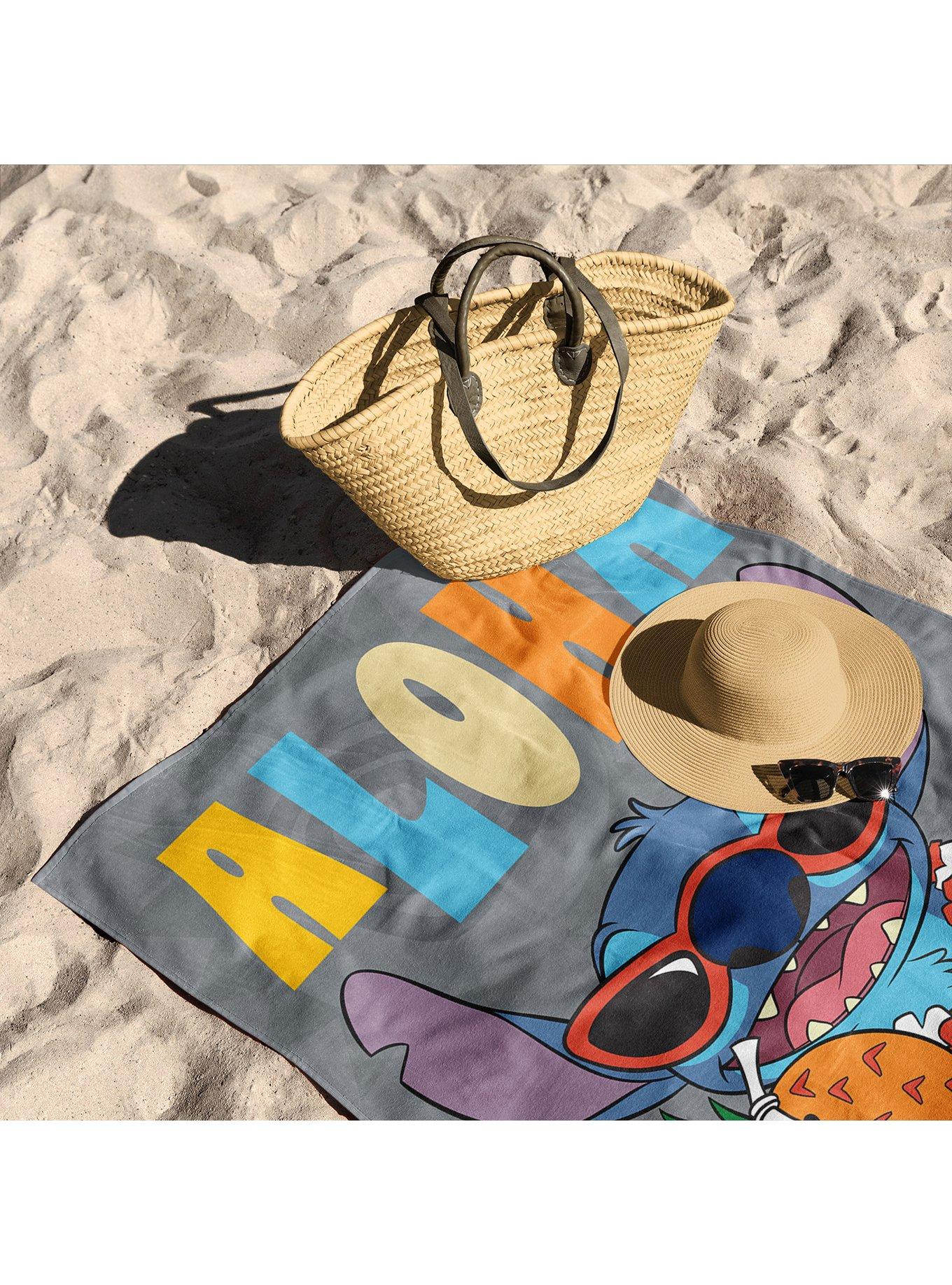 MLB San Diego Padres Disney Lilo & Stitch Tropic Grey Microfiber Beach Towel, , alternate - view 3