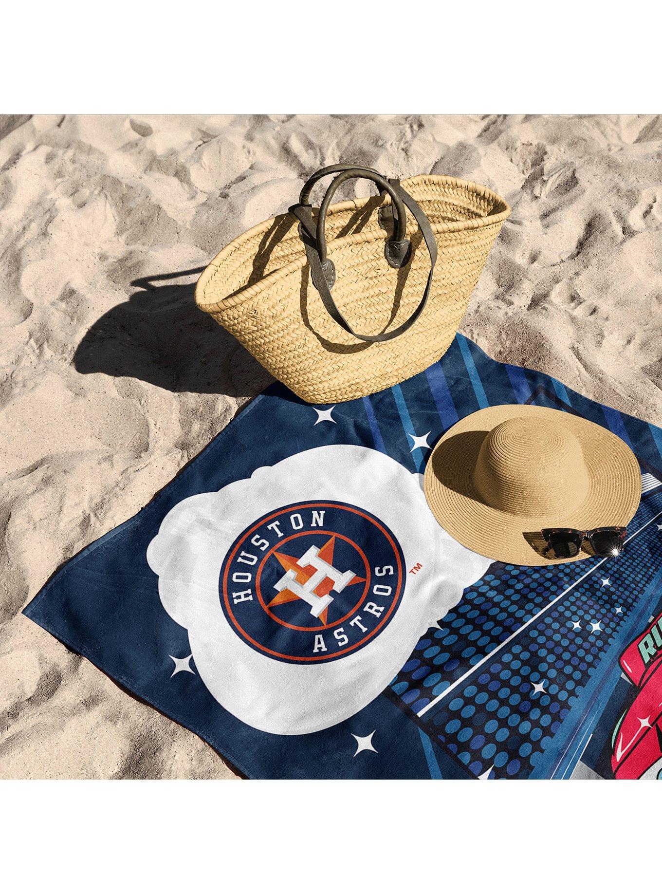 MLB Houston Astros Disney Pixar Cars Speedline Navy Microfiber Beach Towel, , alternate - view 3