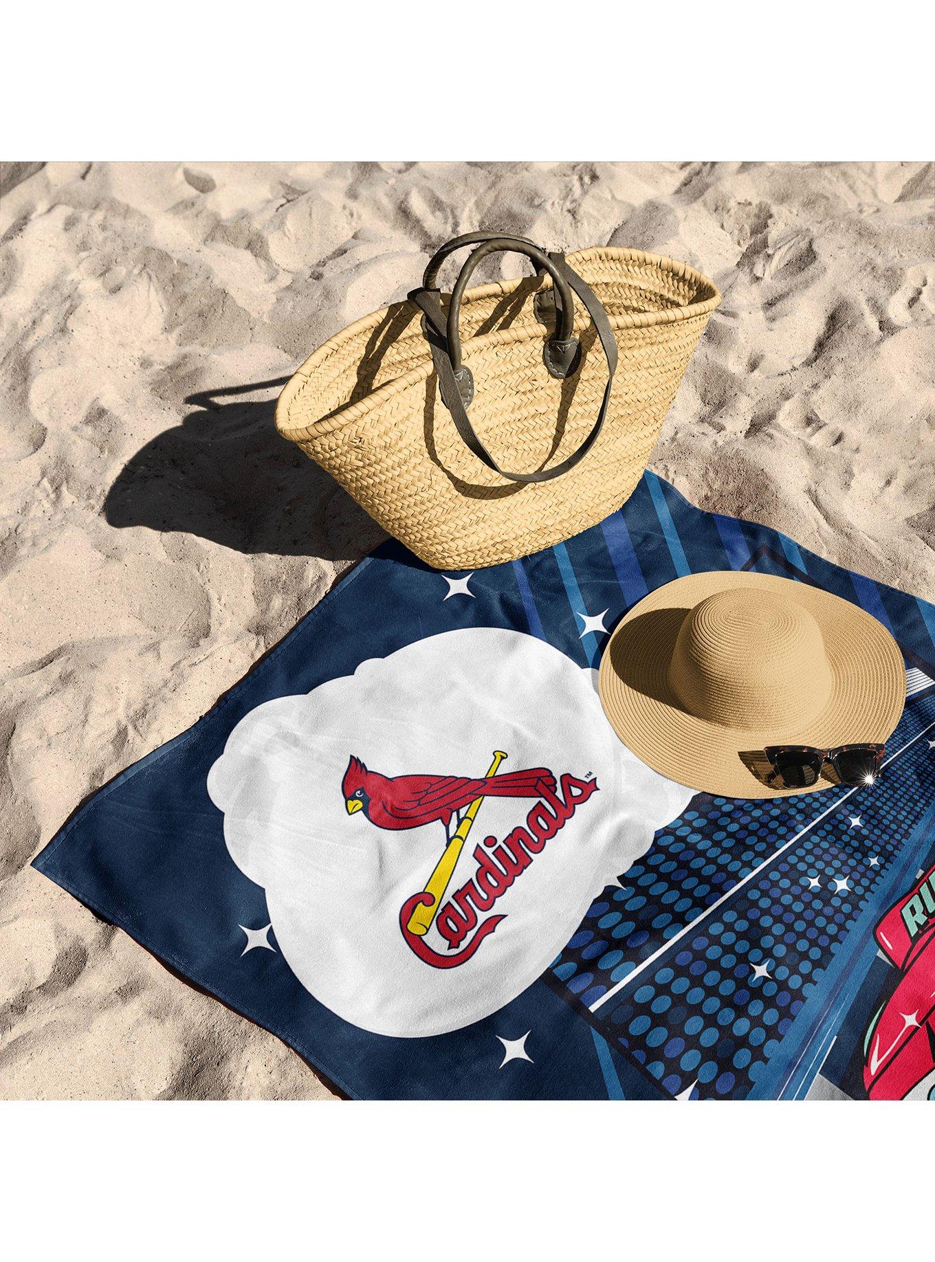 MLB St. Louis Cardinals Disney Pixar Cars Speedline Navy Microfiber Beach Towel, , alternate - view 3