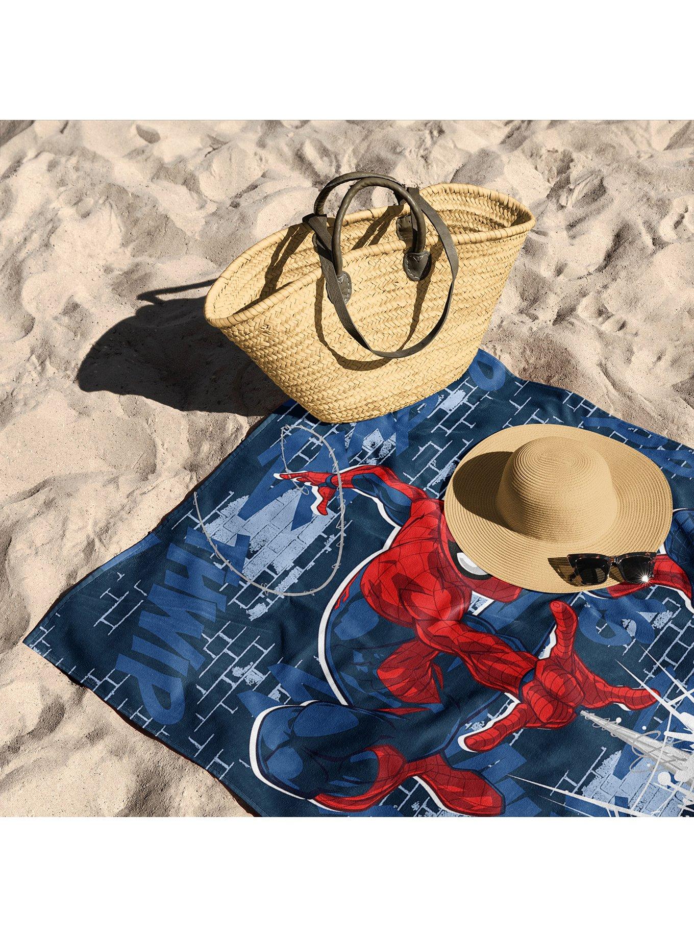 MLB Boston Red Sox Marvel Spider-Man Web Core Navy Microfiber Beach Towel, , alternate - view 3