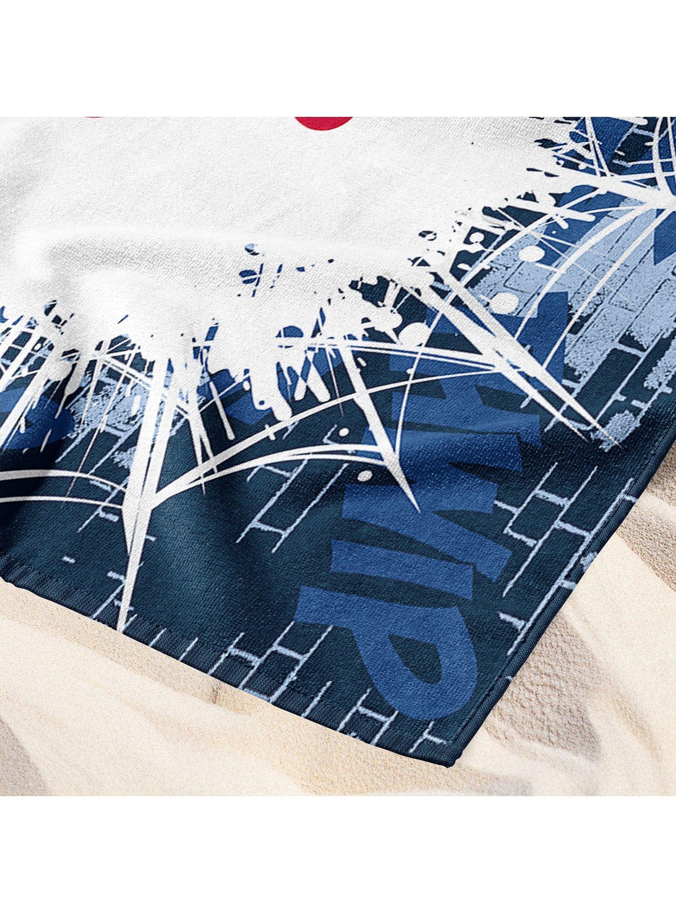 MLB Philadelphia Phillies Marvel Spider-Man Web Core Navy Microfiber Beach Towel, , alternate - view 5