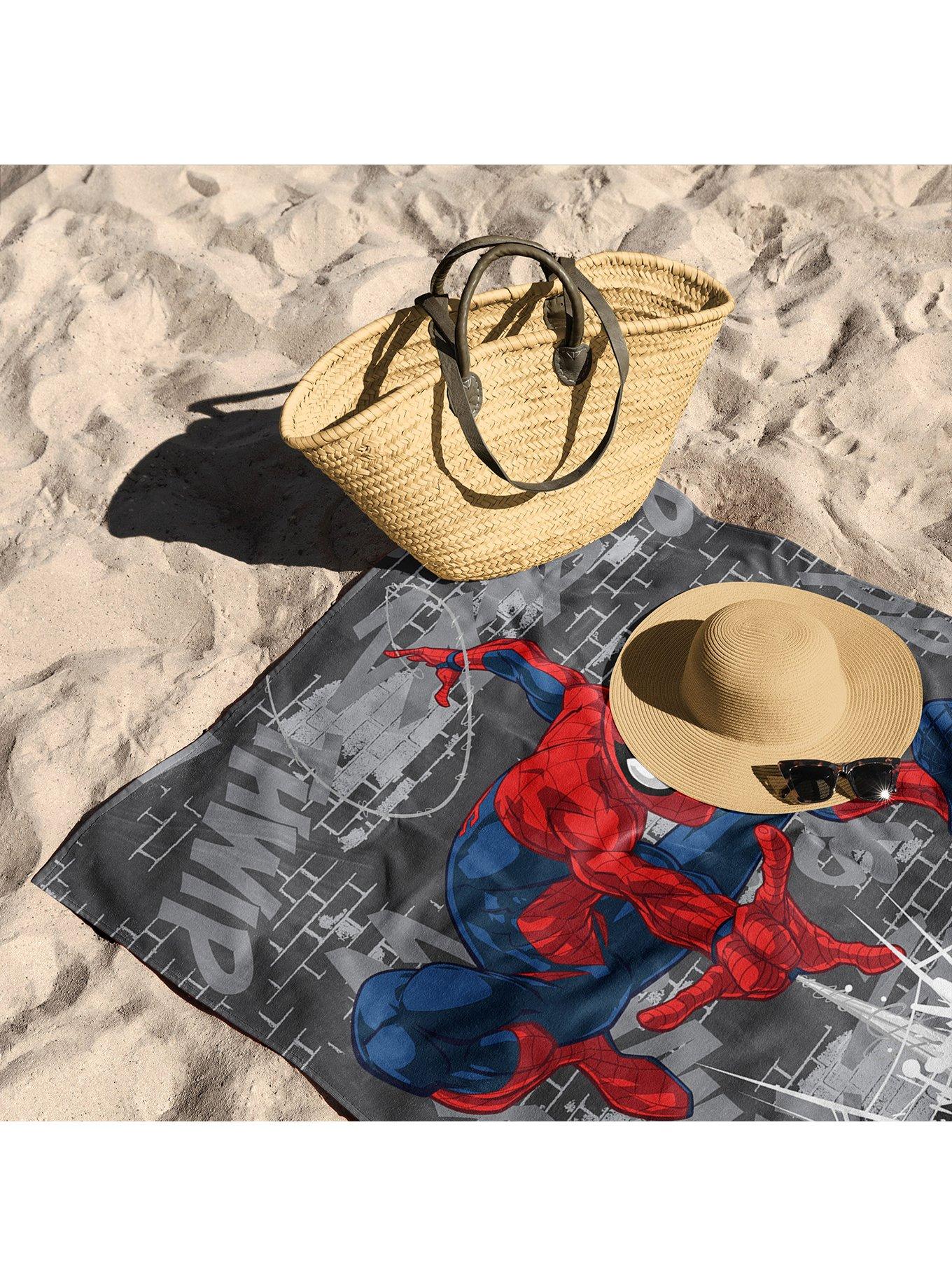 MLB San Diego Padres Marvel Spider-Man Web Core Grey Microfiber Beach Towel, , alternate - view 3