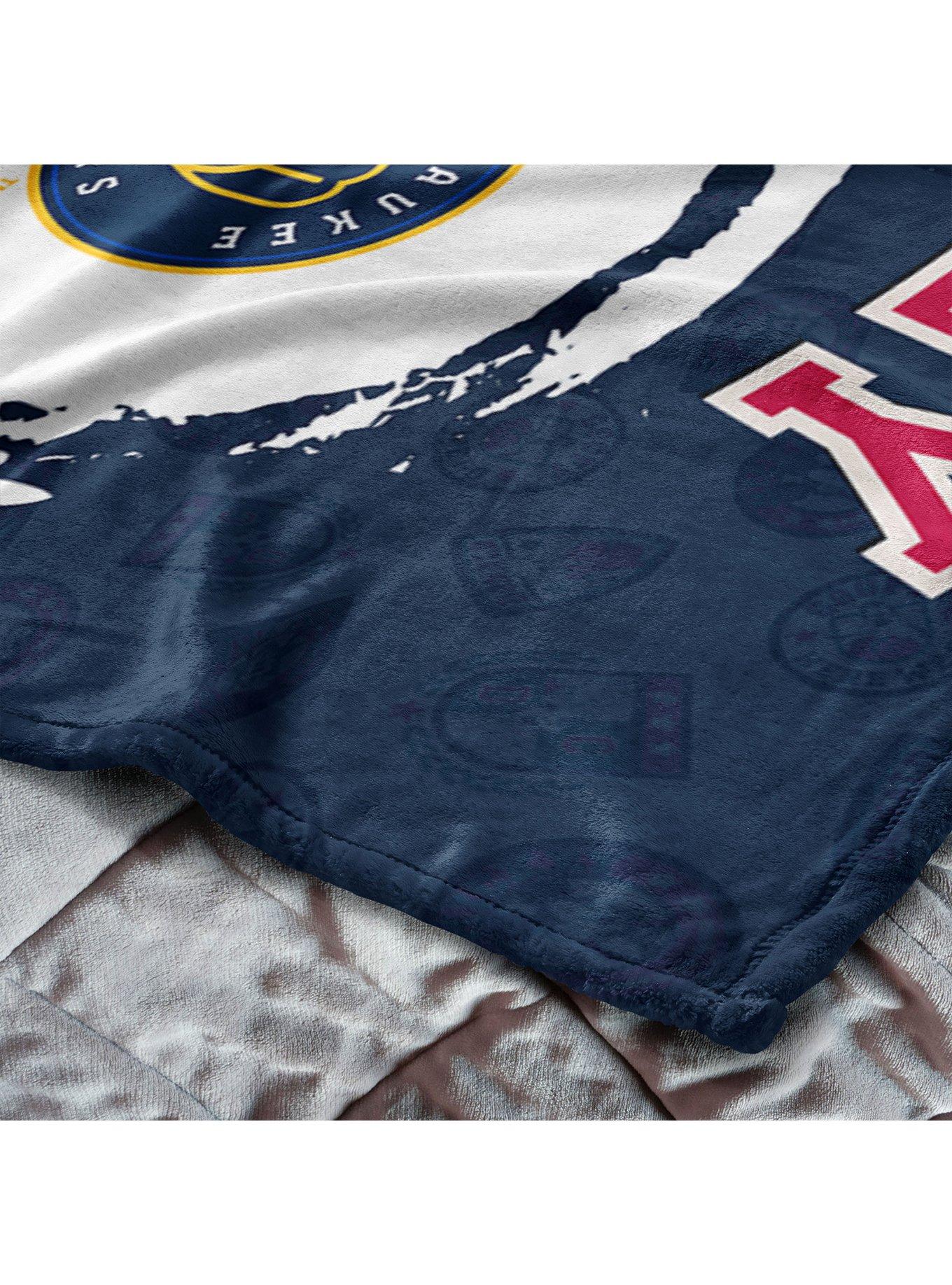 MLB Milwaukee Brewers Disney Mickey Mouse Baller Navy Silk Touch Throw Blanket, , alternate - view 5