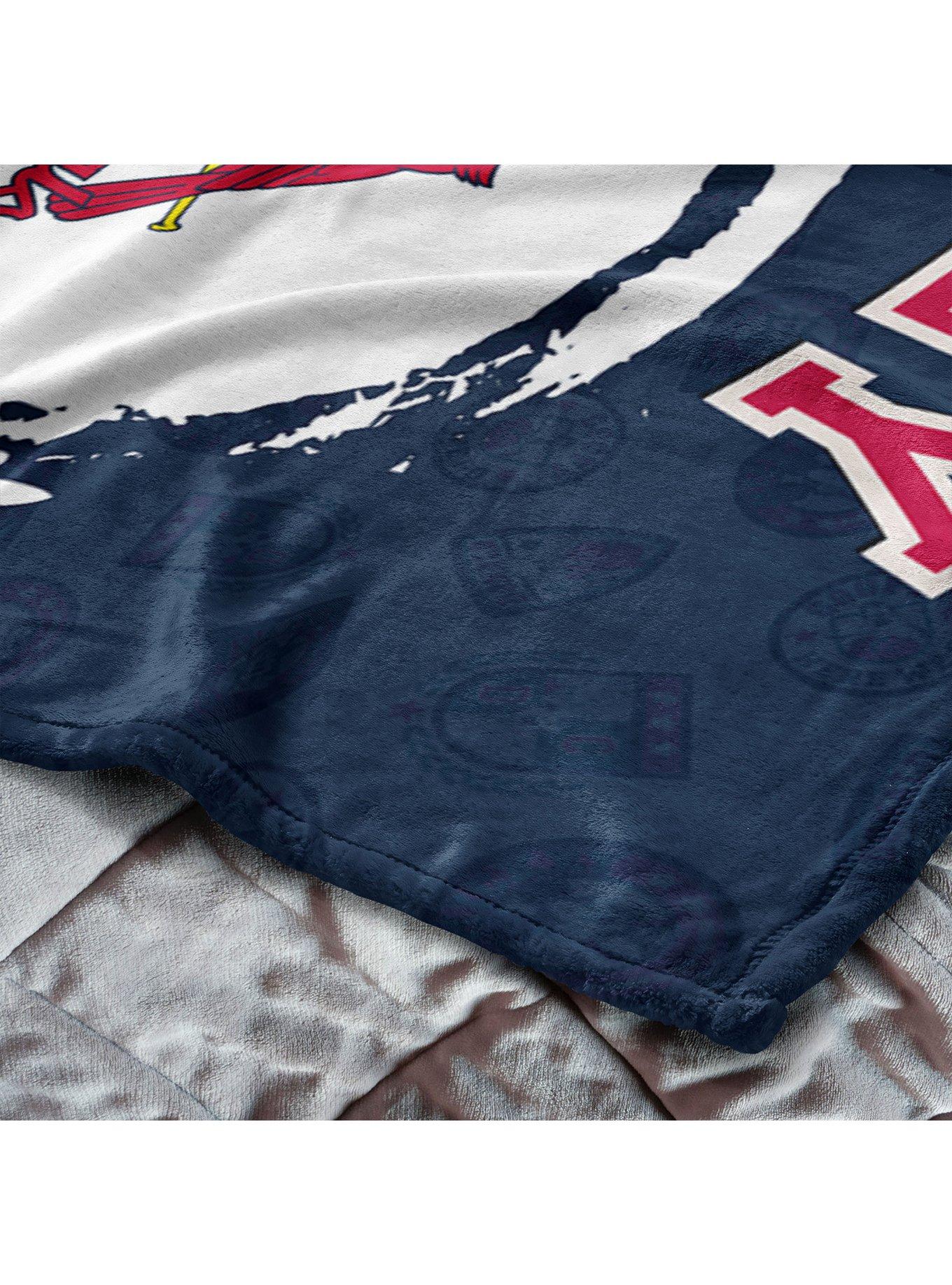 MLB St. Louis Cardinals Disney Mickey Mouse Baller Navy Silk Touch Throw Blanket, , alternate - view 5