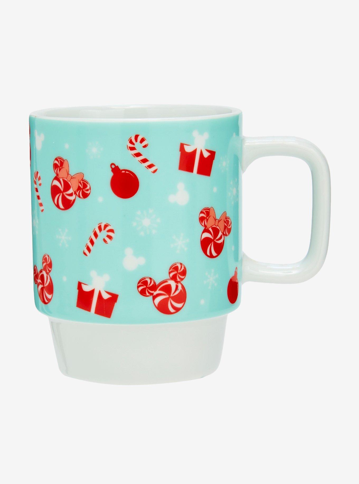 Disney Mickey Mouse Peppermint Stacking Mug Set, , alternate - view 3