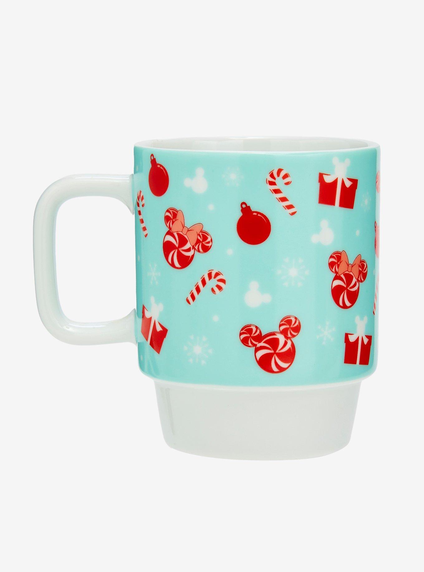 Disney Mickey Mouse Peppermint Stacking Mug Set, , alternate - view 4