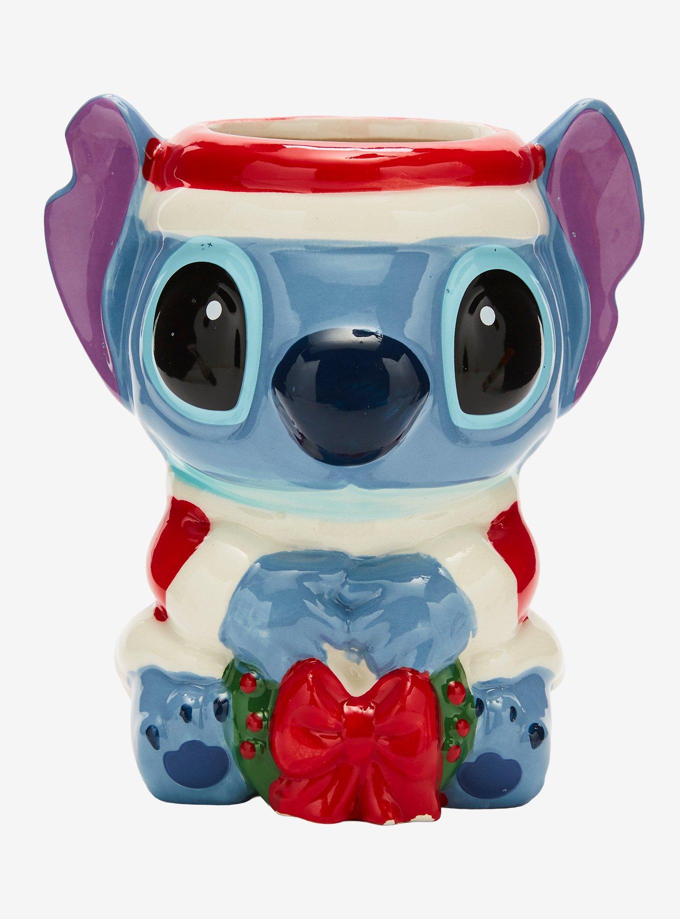 Disney Lilo & Stitch Santa Stitch Figural Mug, , alternate - view 2